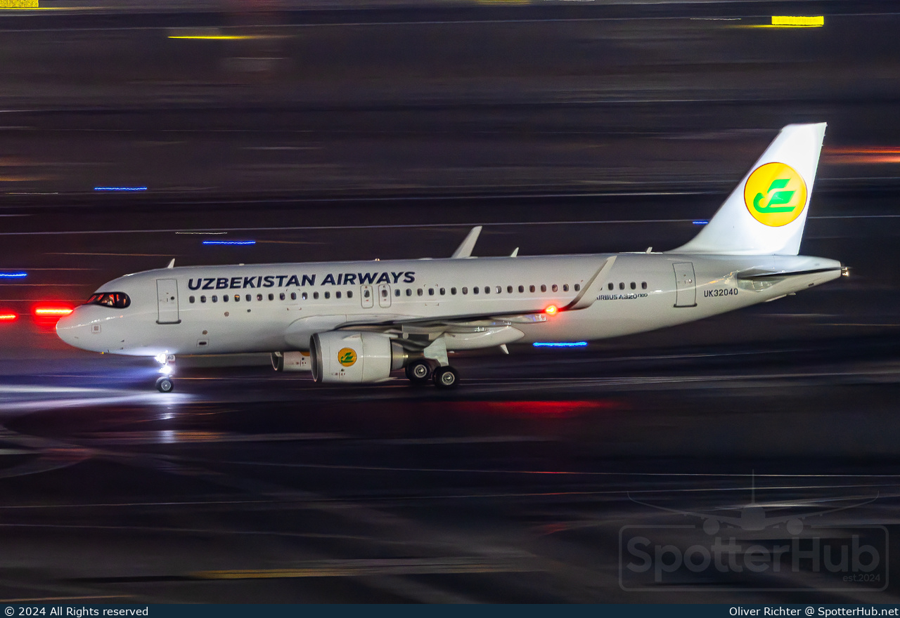 Photo of UK32040 - Airbus A320-251N operated by Uzbekistan Airways