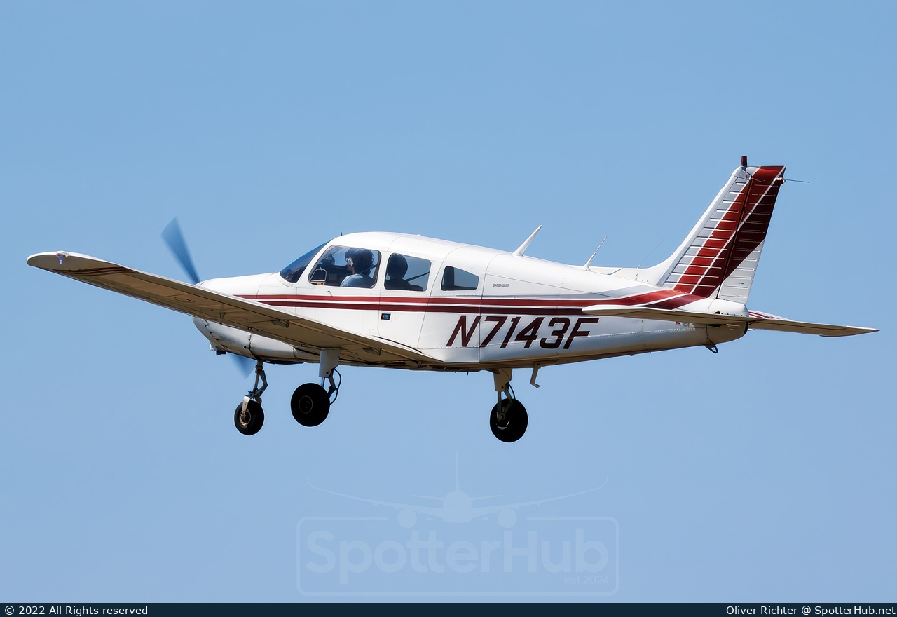 Photo of N7143F - Piper PA-28-151 Cherokee Warrior operated by Private