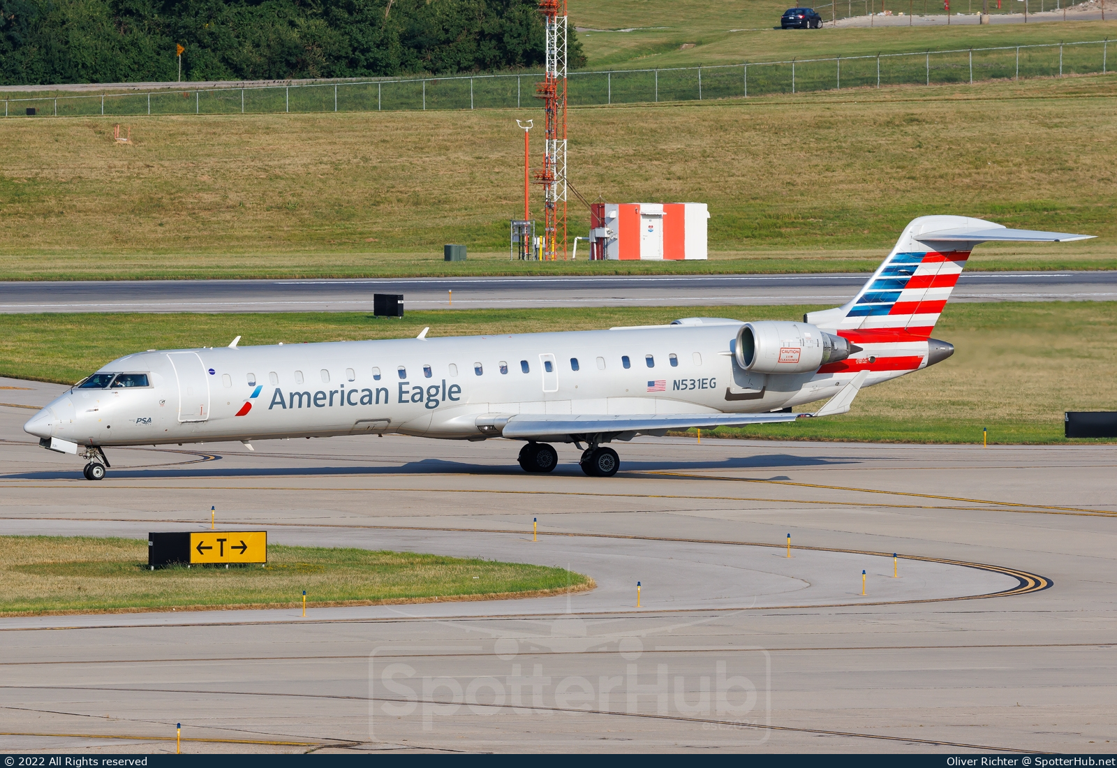 Photo of N531EG - Bombardier CRJ-702ER operated by American Eagle (opb PSA Airlines)