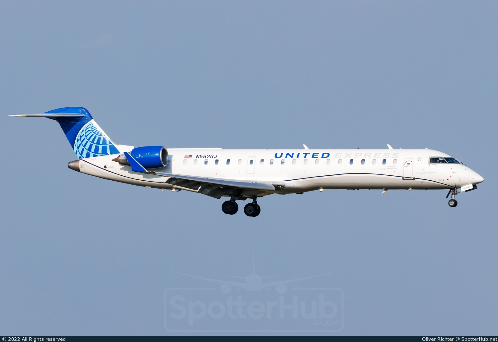 Photo of N552GJ - Bombardier CRJ-550 operated by United Express (opb GoJet Airlines)
