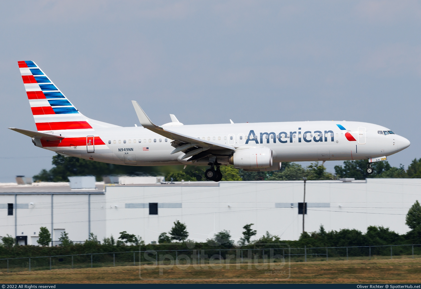 Photo of N949NN - Boeing 737-823 operated by American Airlines