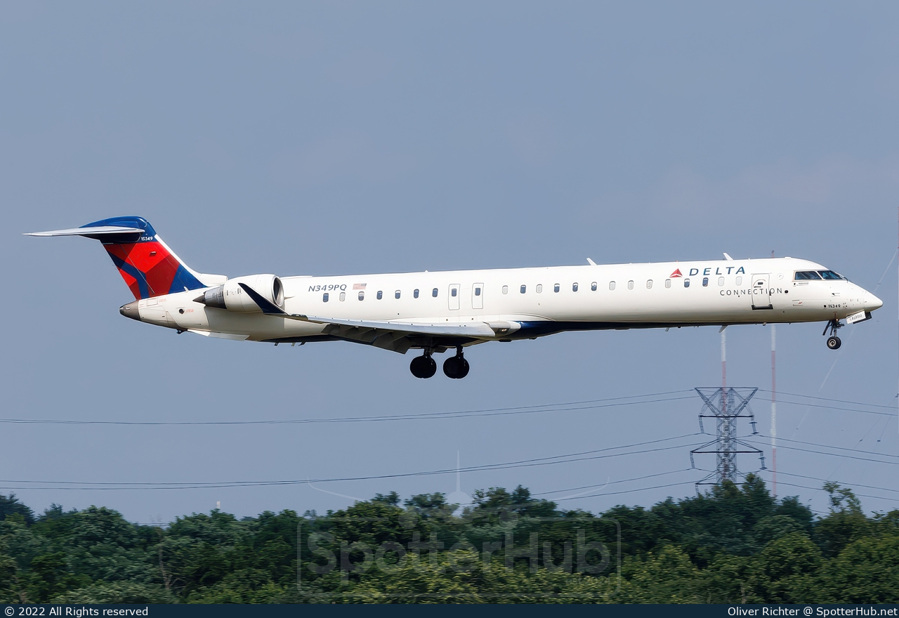 Photo of N349PQ - Bombardier CRJ-900LR operated by Delta Connection (opb Endeavor Air)