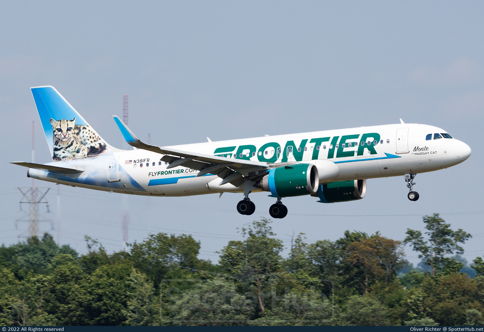 Photo of N381FR - Airbus A320-251N operated by Frontier Airlines