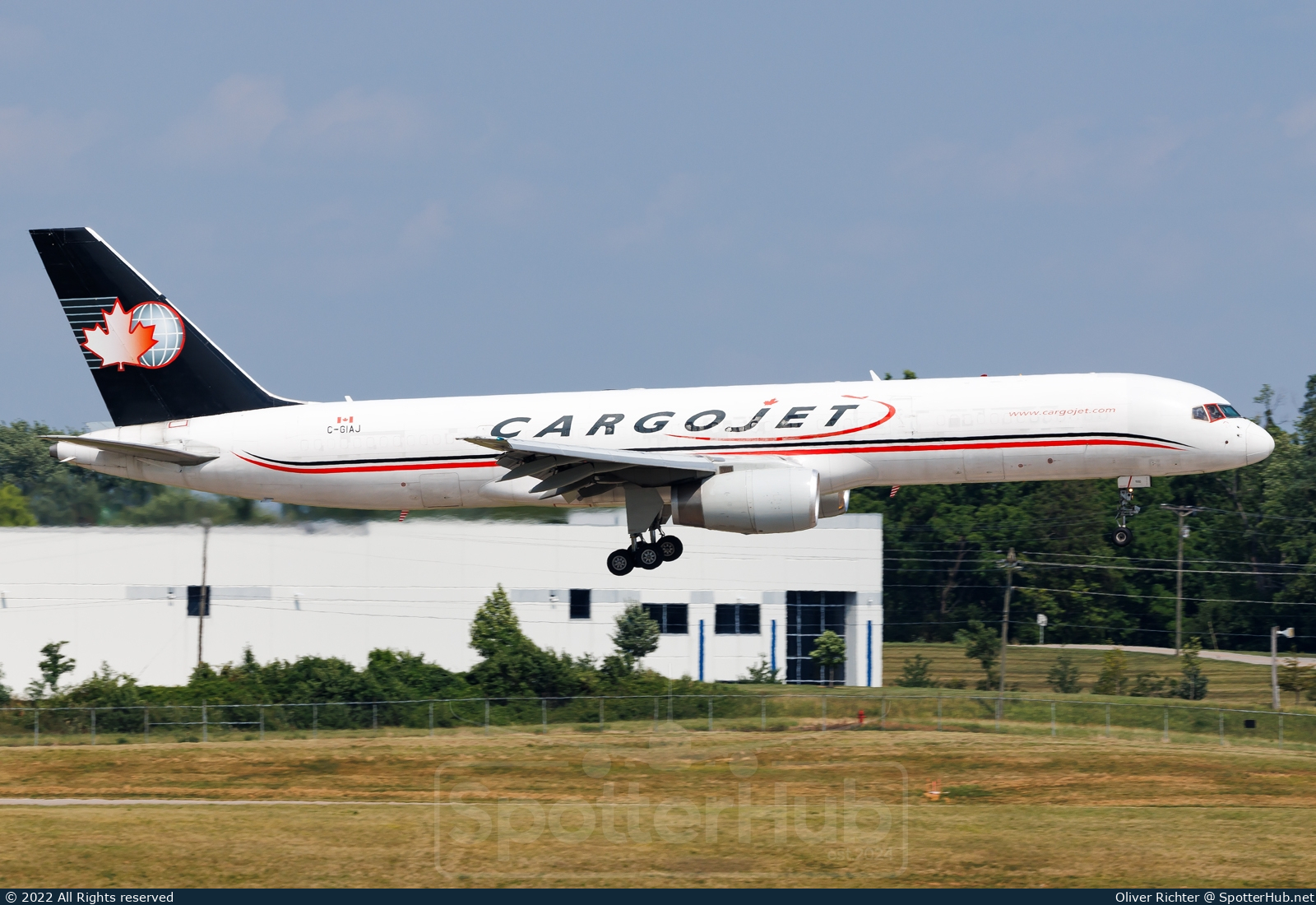 Photo of C-GIAJ - Boeing 757-28A(PCF) operated by Cargojet Airways