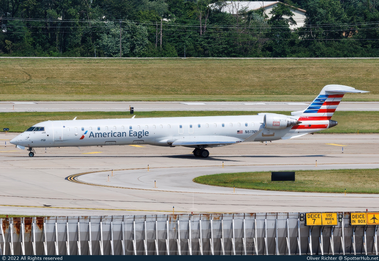 Photo of N611NN - Bombardier CRJ-900LR operated by American Eagle (opb PSA Airlines)