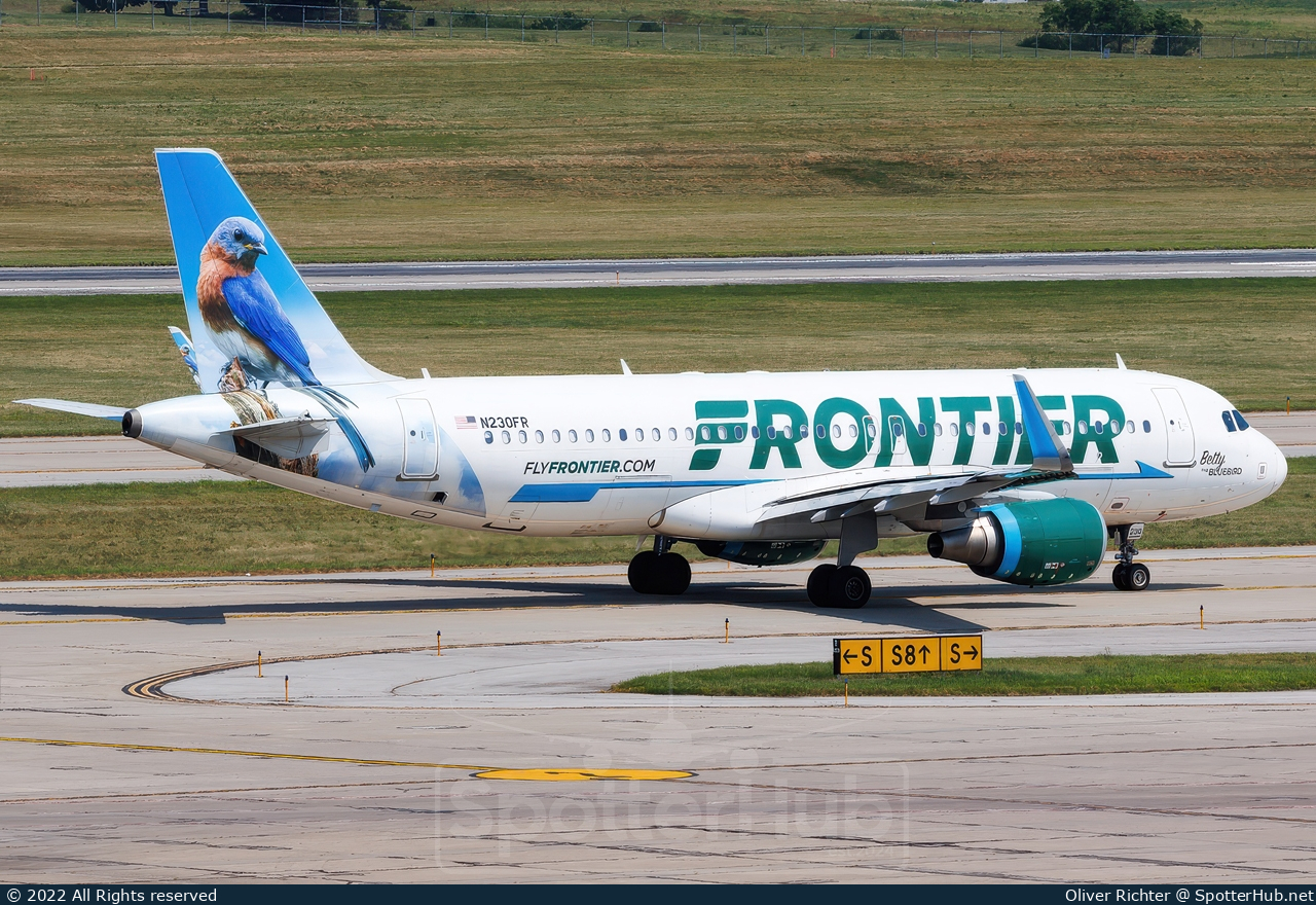 Photo of N230FR - Airbus A320-214 operated by Frontier Airlines