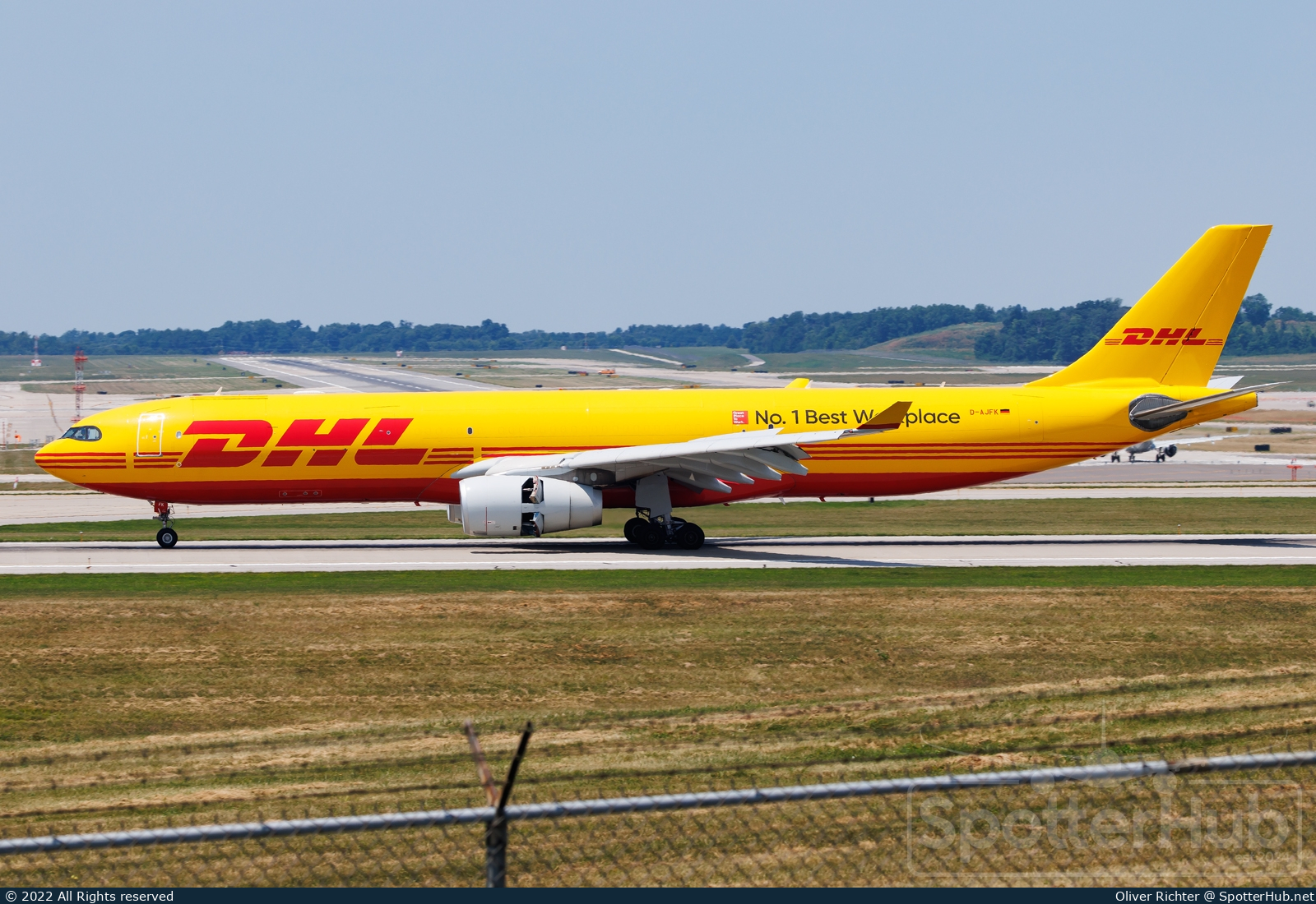 Photo of D-AJFK - Airbus A330-343(P2F) operated by European Air Transport