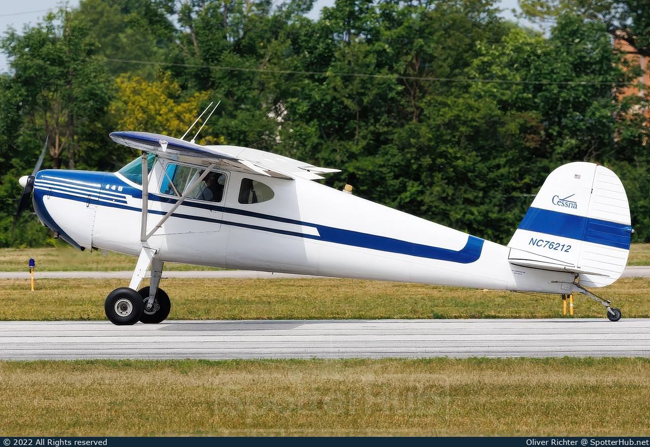 Photo of NC76212 - Cessna 140 operated by Private