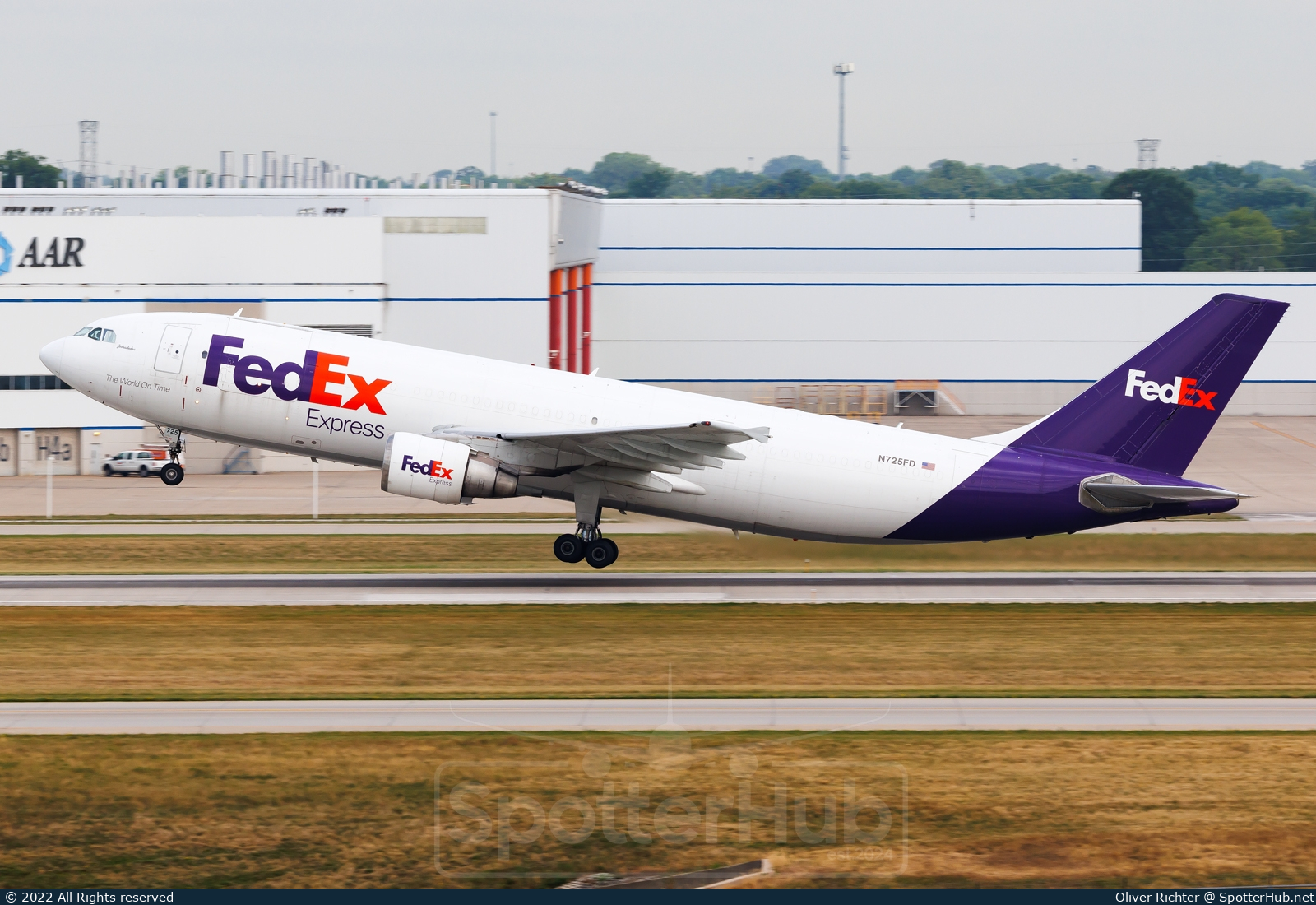 Photo of N725FD - Airbus A300B4-622R(F) operated by FedEx
