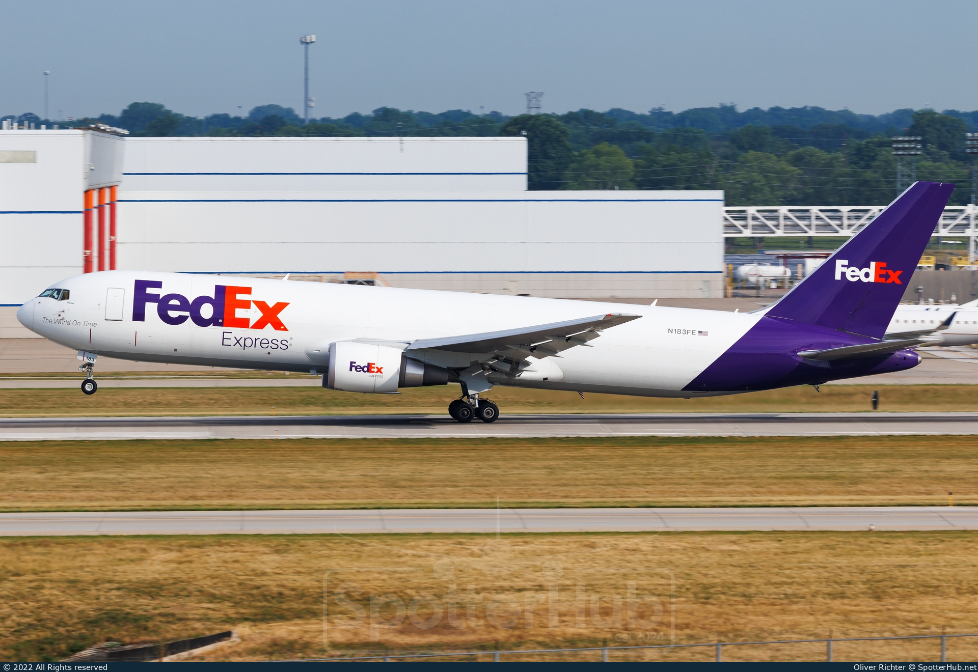 Photo of N183FE - Boeing 767-300F operated by FedEx