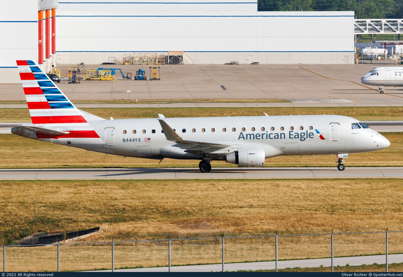 Photo of N444YX - Embraer ERJ-175LR operated by American Eagle (opb Republic Airways)