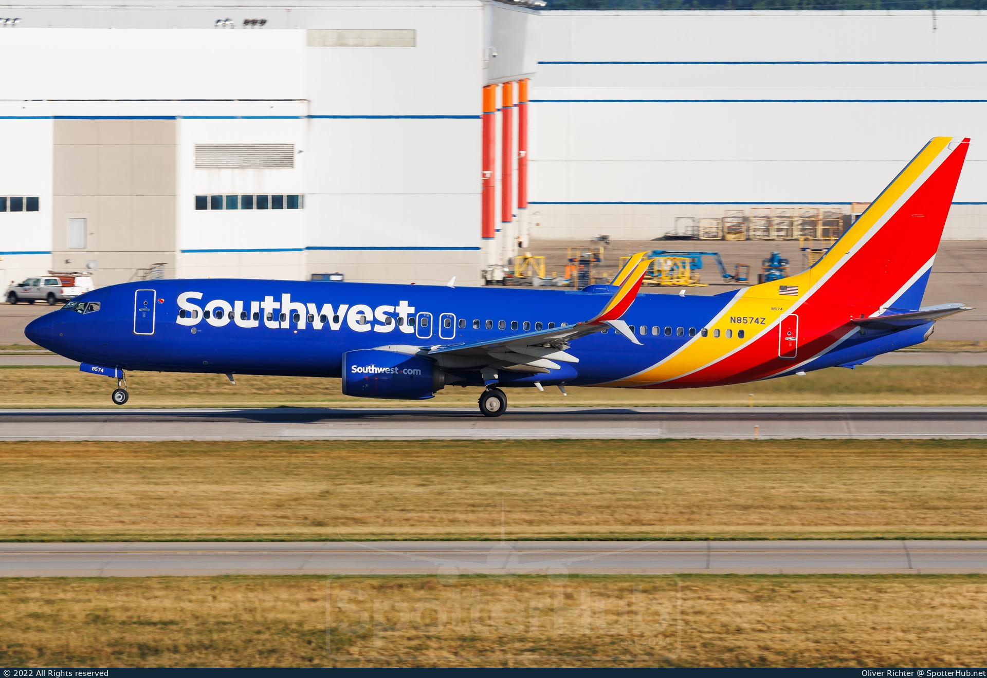 Photo of N8574Z - Boeing 737-8H4 operated by Southwest Airlines