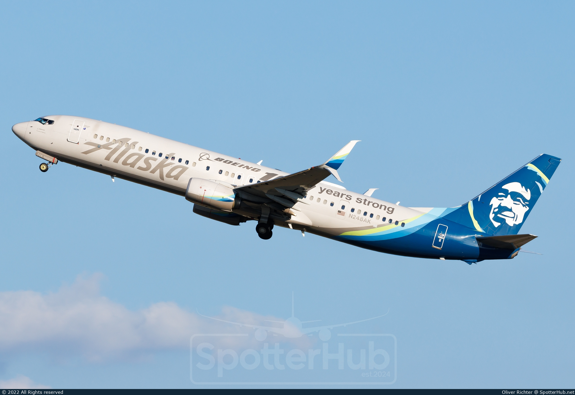Photo of N248AK - Boeing 737-990(ER) operated by Alaska Airlines