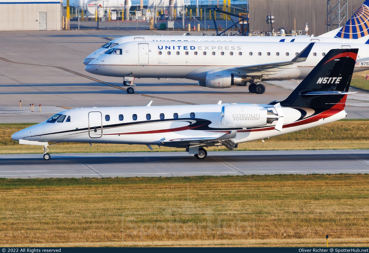 Photo of N51TE - Cessna 680 Citation Sovereign+ operated by Private