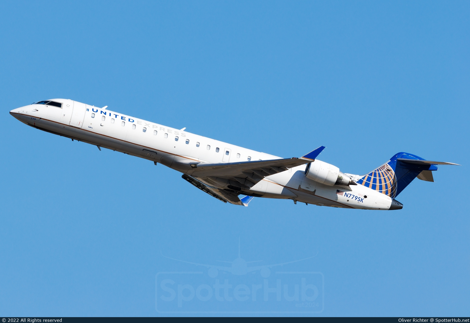 Photo of N779SK - Bombardier CRJ-701ER operated by United Express (opb SkyWest Airlines)