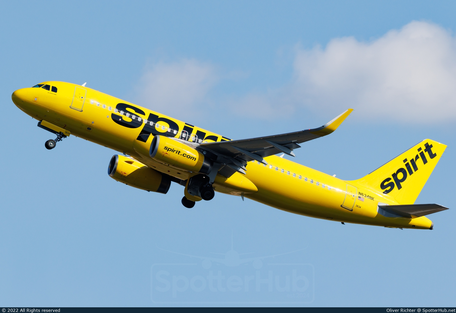 Photo of N634NK - Airbus A320-232 operated by Spirit Airlines