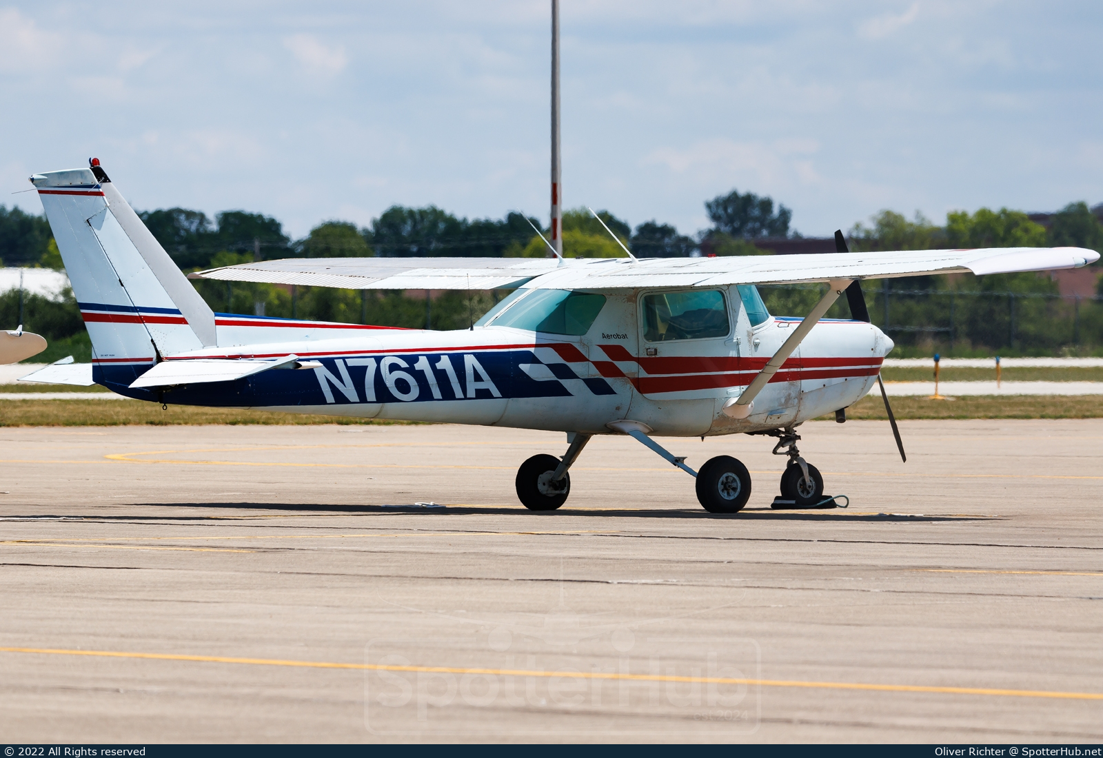 Photo of N7611A - Cessna A152 Aerobat operated by Private