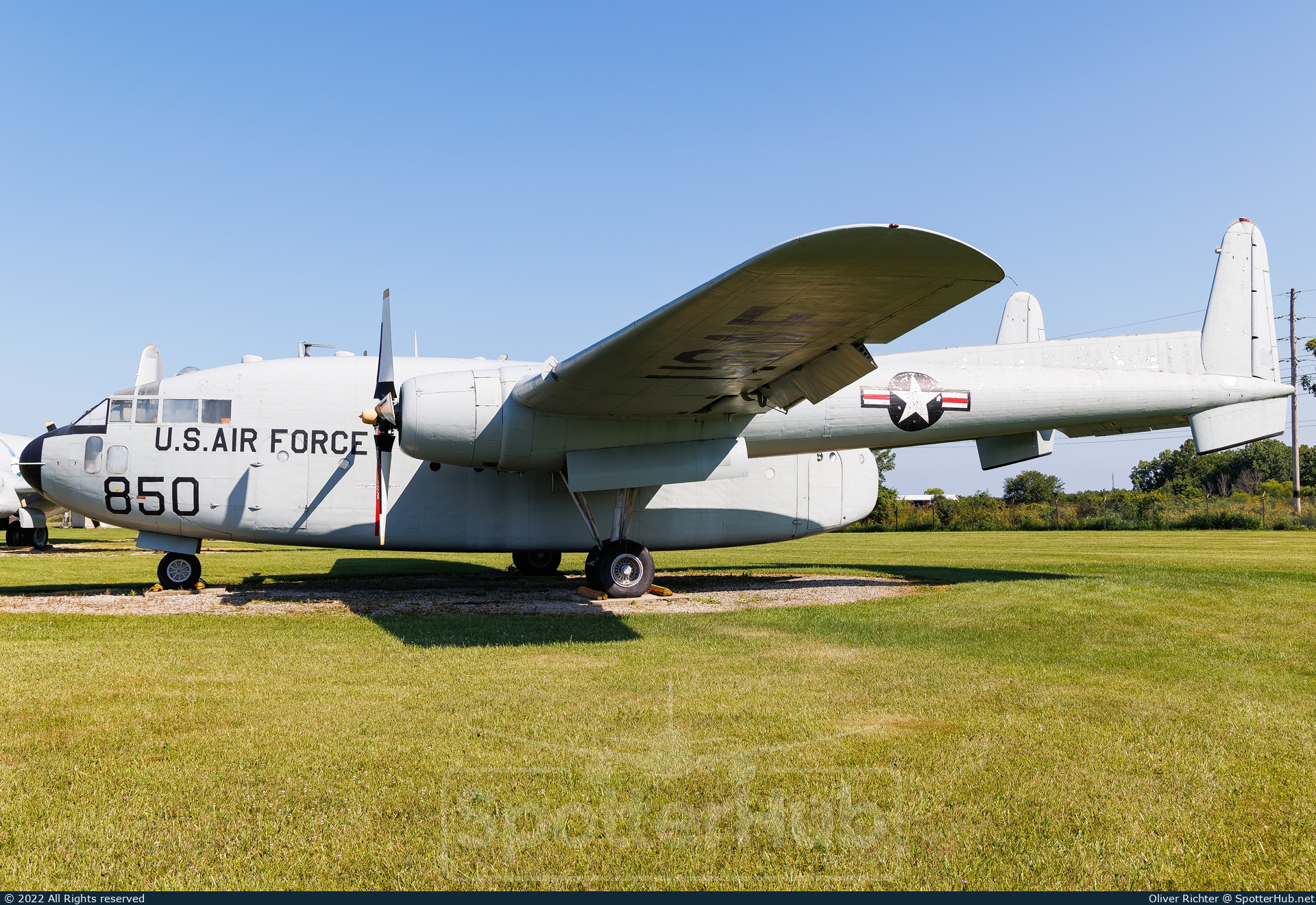 Photo of 52-5850 - Fairchild C-119G Flying Boxcar operated by US Air Force