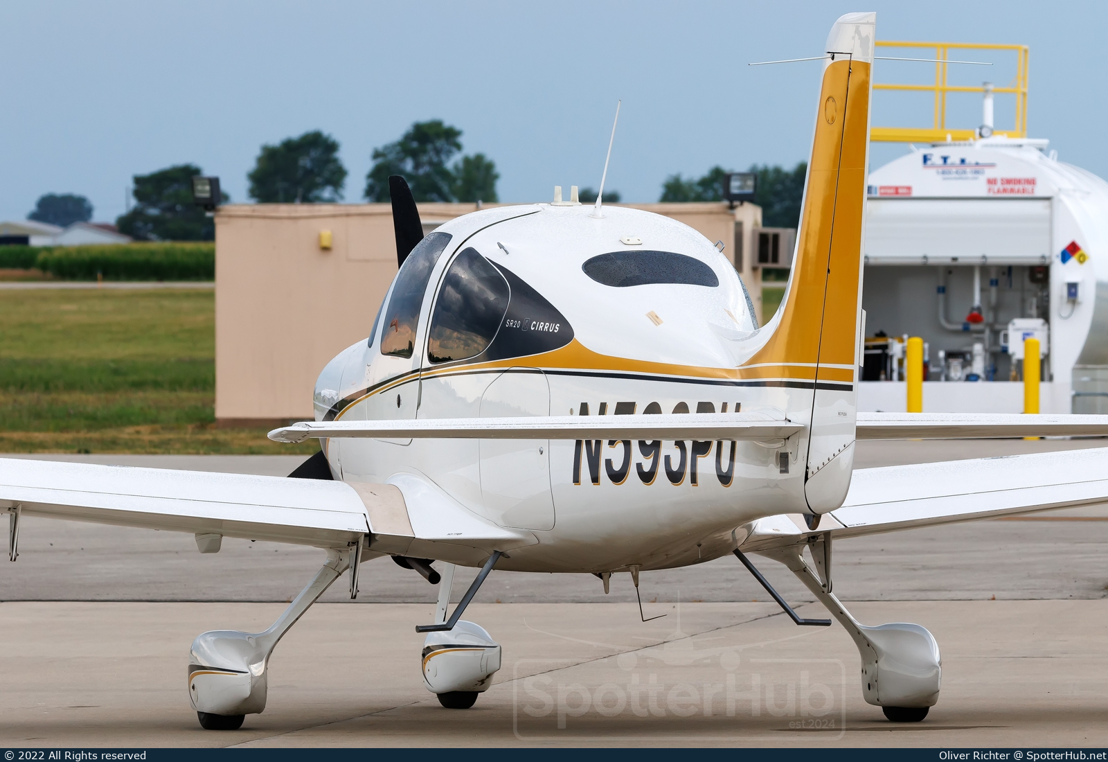 Photo of N593PU - Cirrus SR20 G3 operated by Private