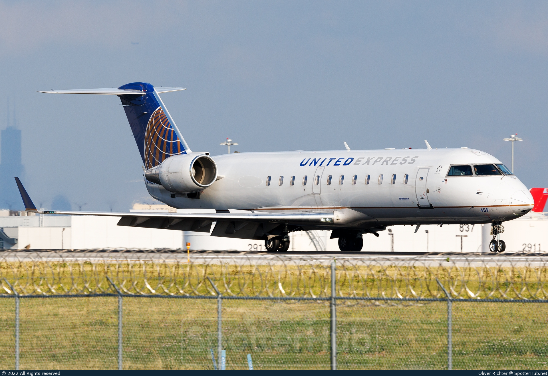 Photo of N459AW - Bombardier CRJ-200LR operated by United Express (opb Air Wisconsin)