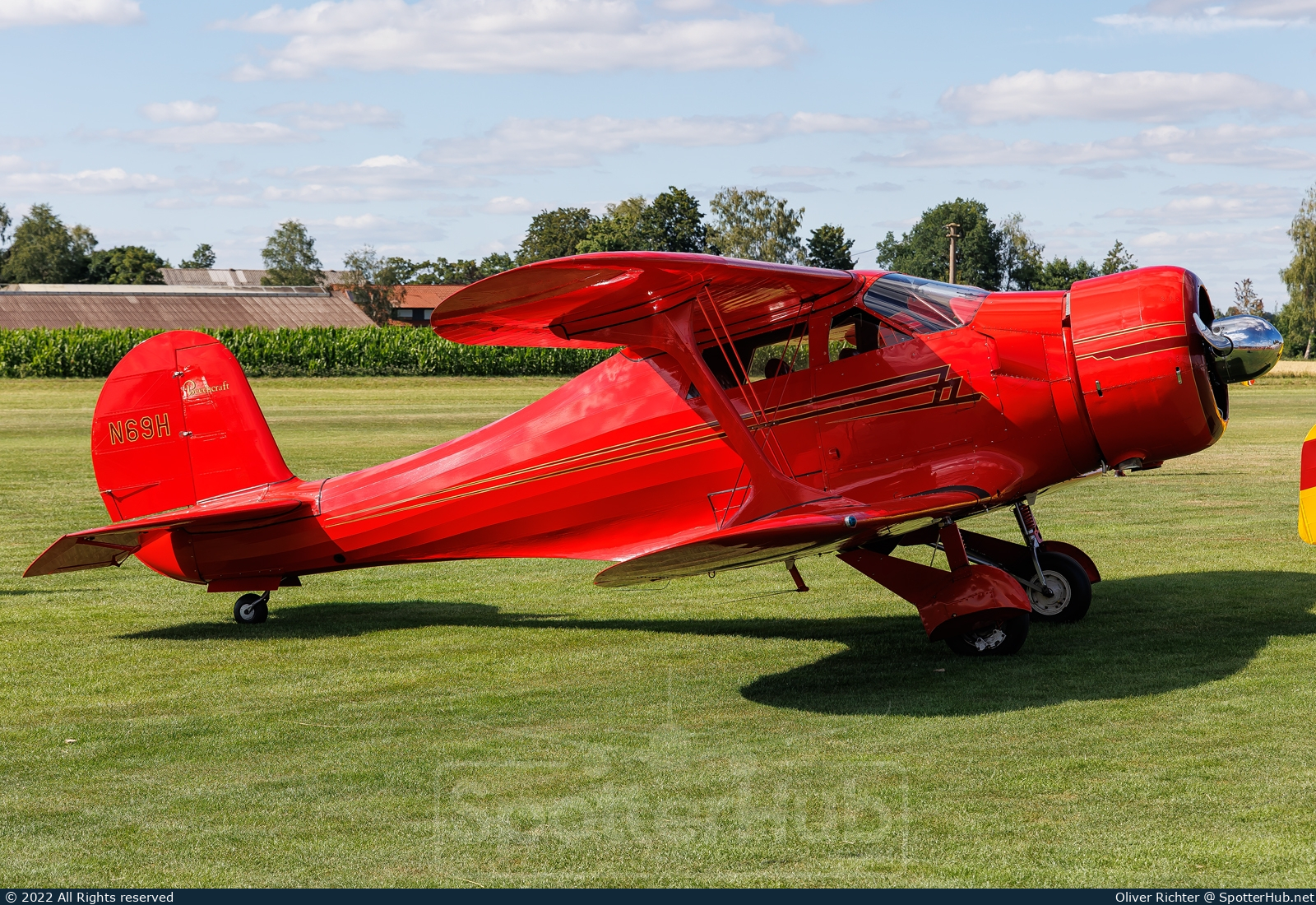 Photo of N69H - Beechcraft D17S Staggerwing operated by Luftraum Süd - Das Fliegende Museum