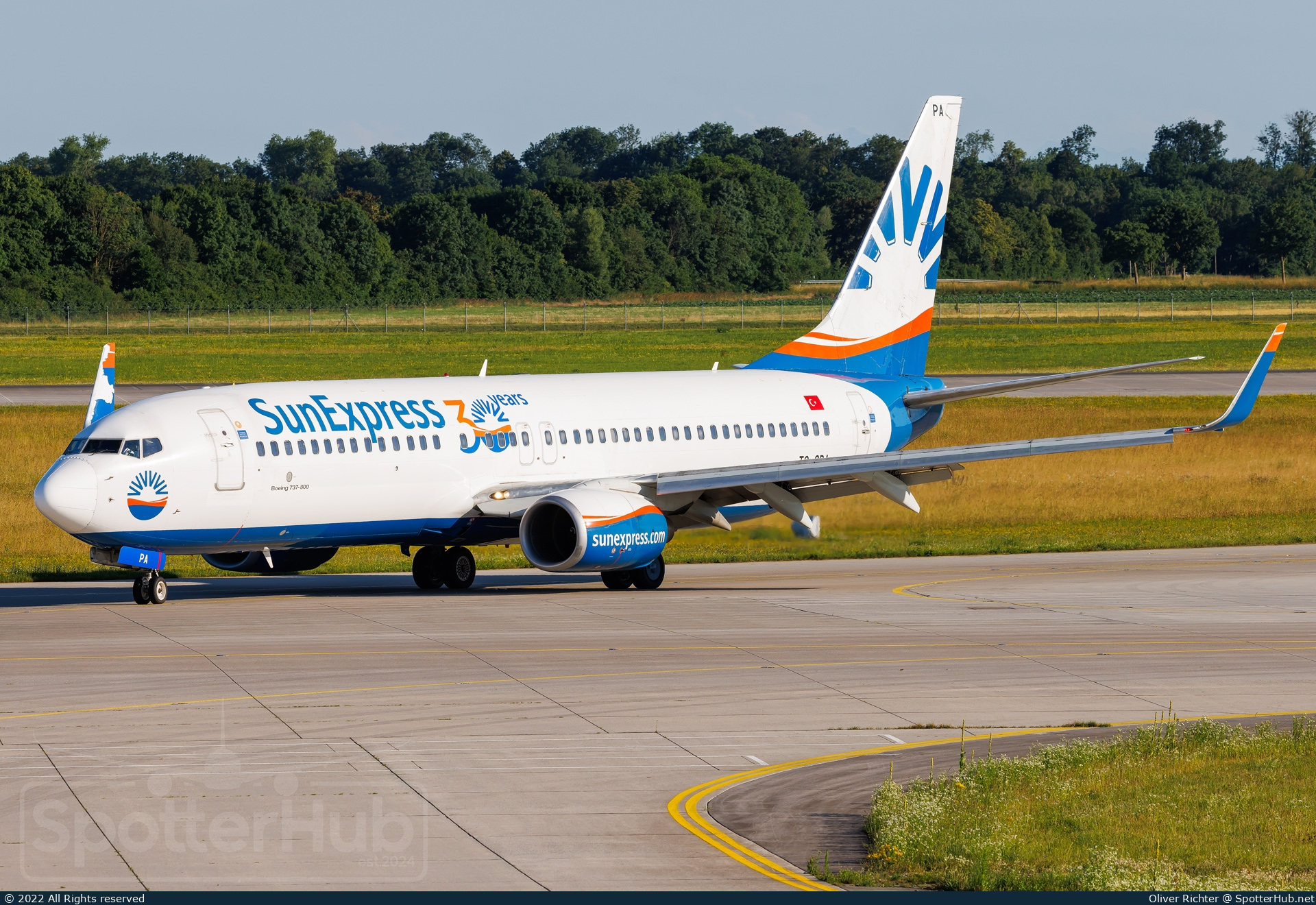 Photo of TC-SPA - Boeing 737-8HX operated by SunExpress