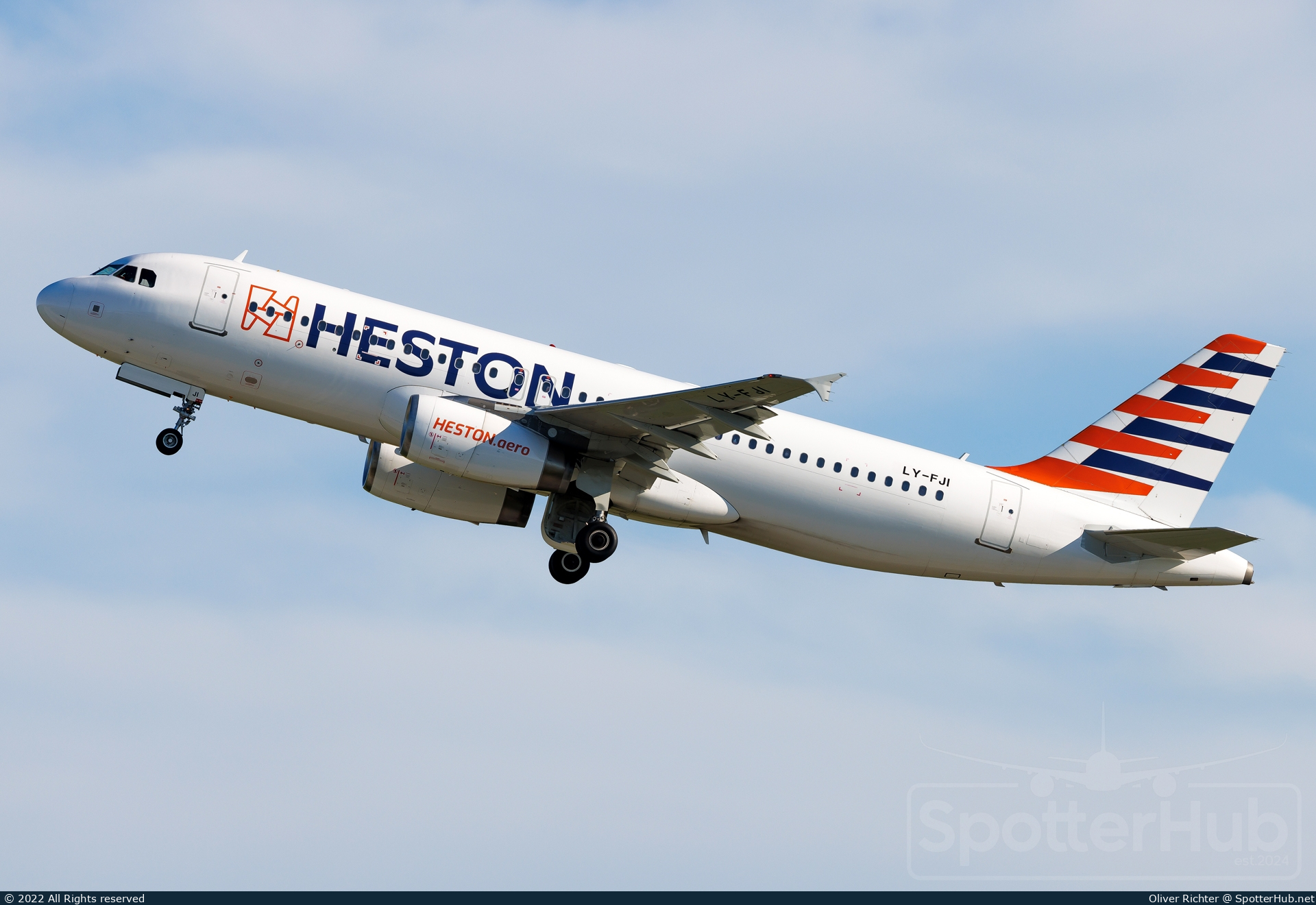 Photo of LY-FJI - Airbus A320-232 operated by Heston Airlines