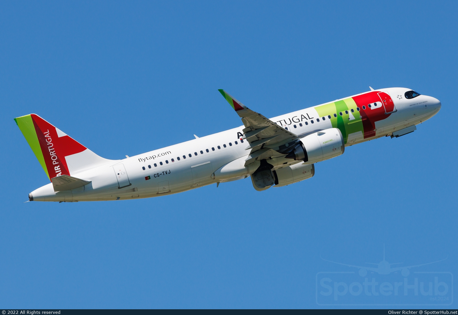Photo of CS-TVJ - Airbus A320-251N operated by TAP Air Portugal