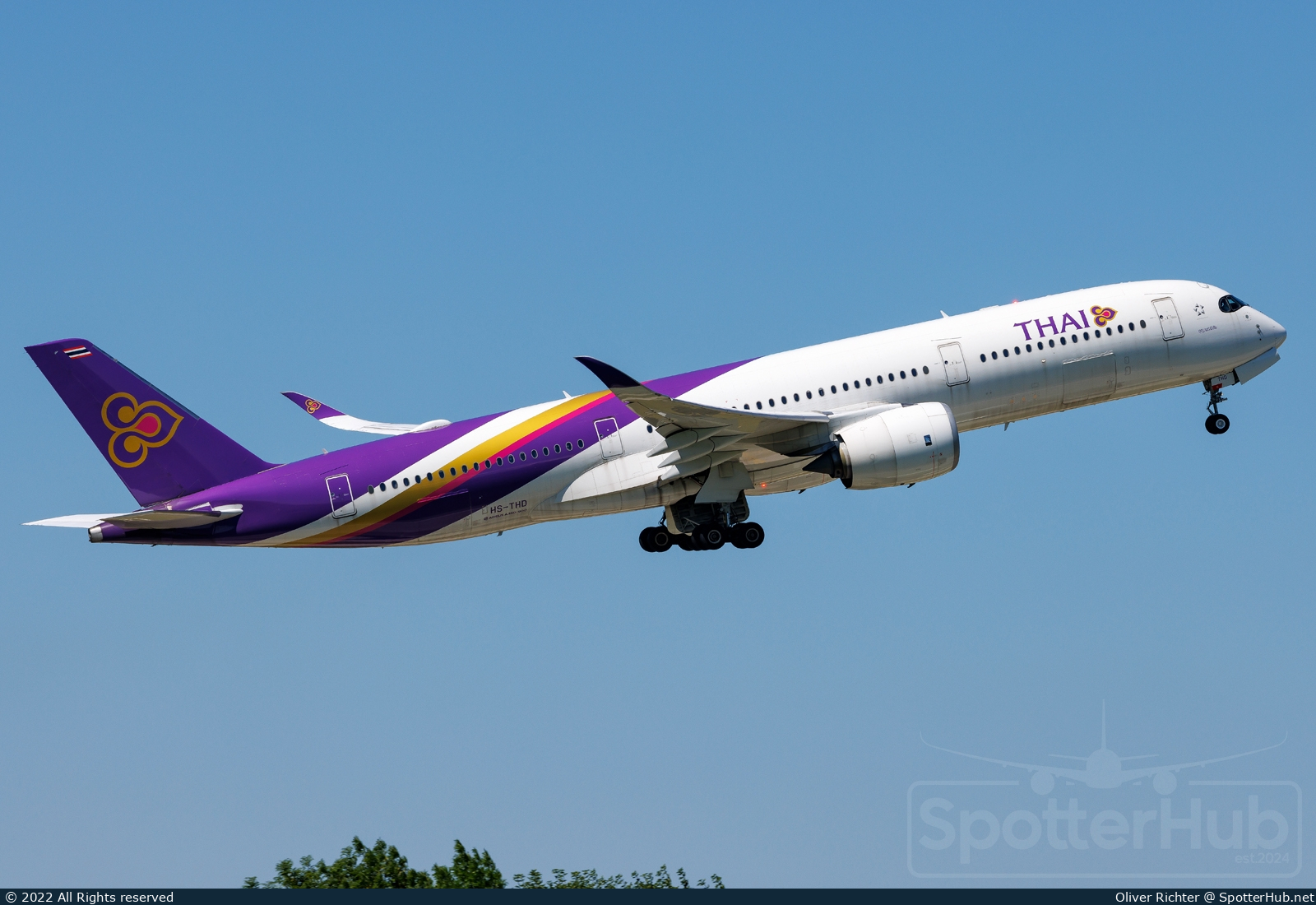 Photo of HS-THD - Airbus A350-941 operated by Thai Airways International