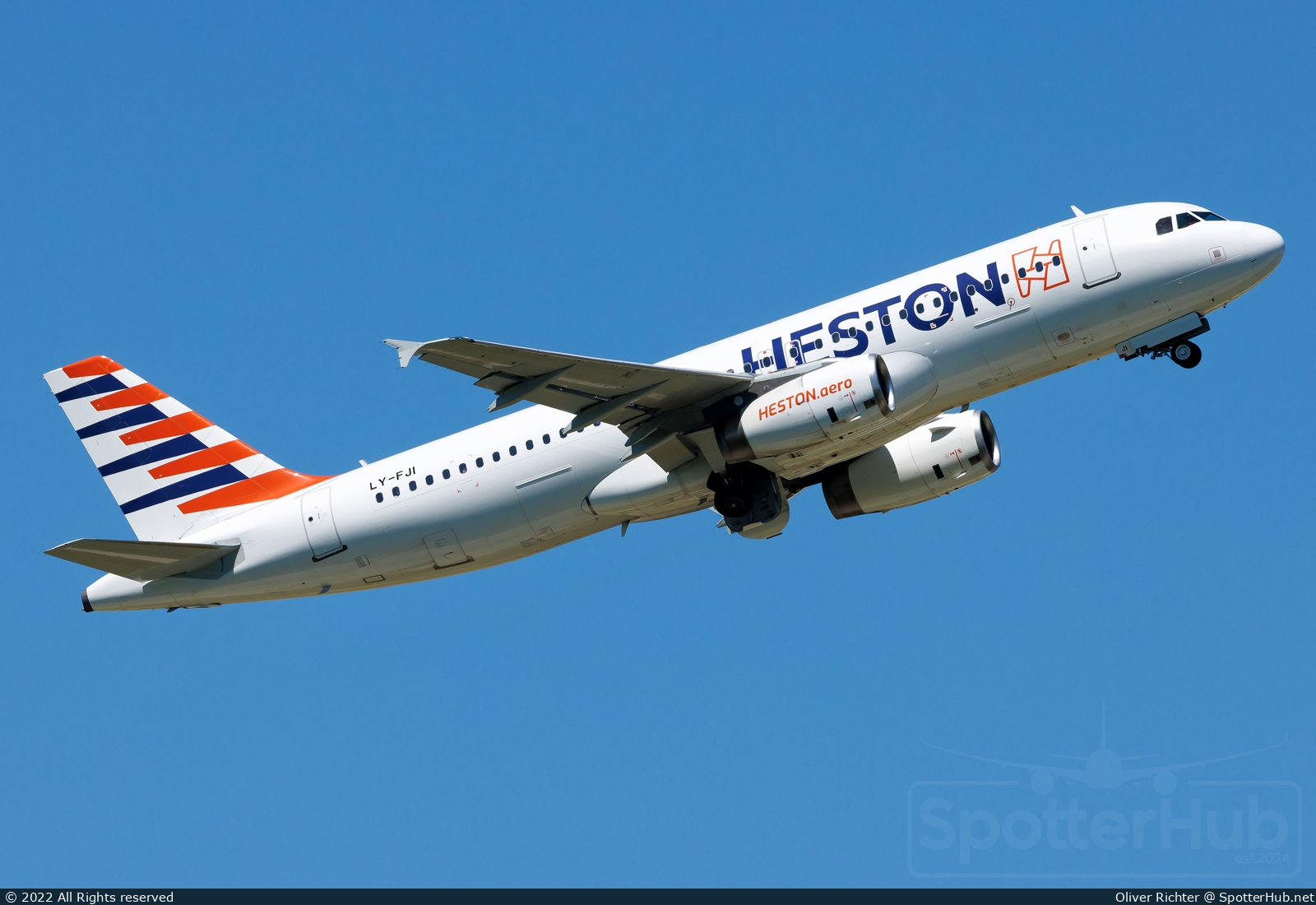 Photo of LY-FJI - Airbus A320-232 operated by Heston Airlines