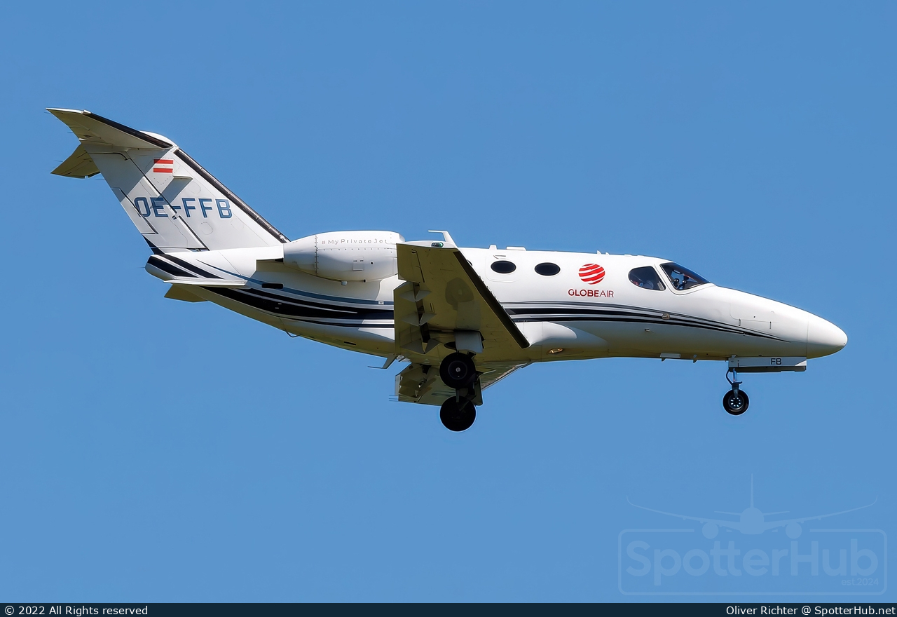Photo of OE-FFB - Cessna 510 Citation Mustang operated by GlobeAir
