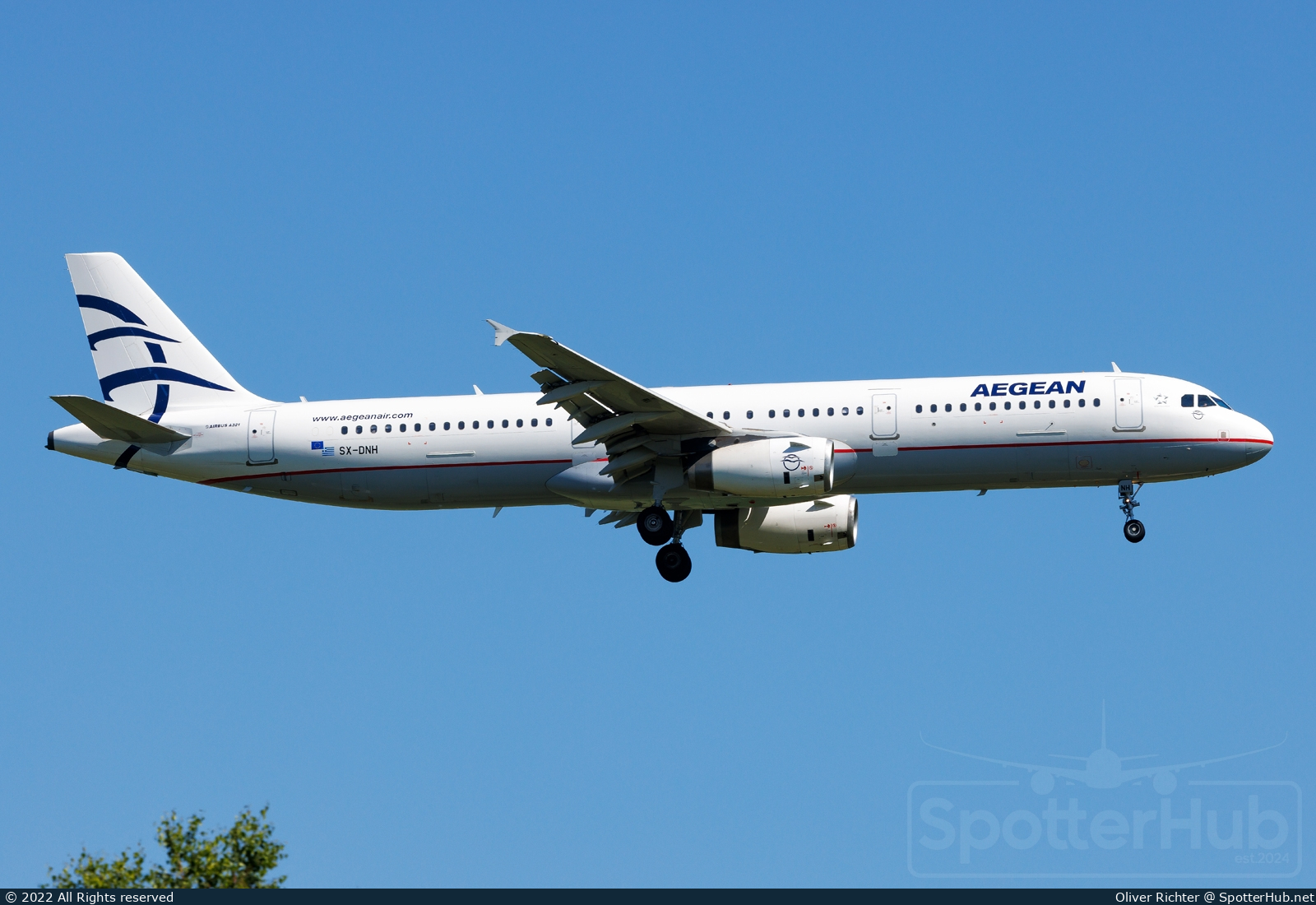 Photo of SX-DNH - Airbus A321-231 operated by Aegean Airlines