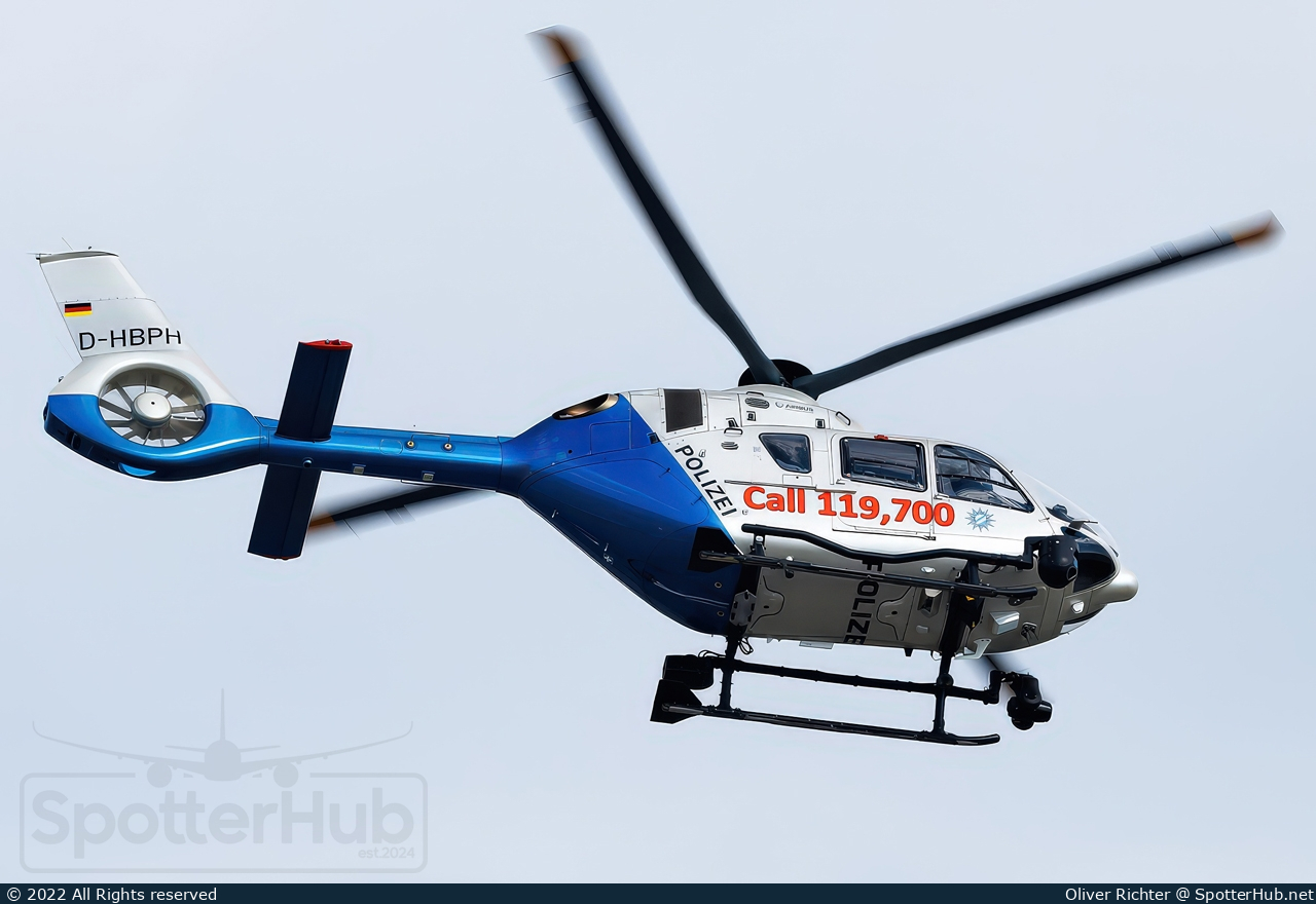 Photo of D-HBPH - Eurocopter EC135 P3 operated by German Police - Hubschrauberstaffel Bayern
