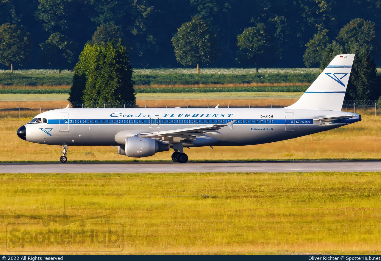 Photo of D-AICH - Airbus A320-212 operated by Condor