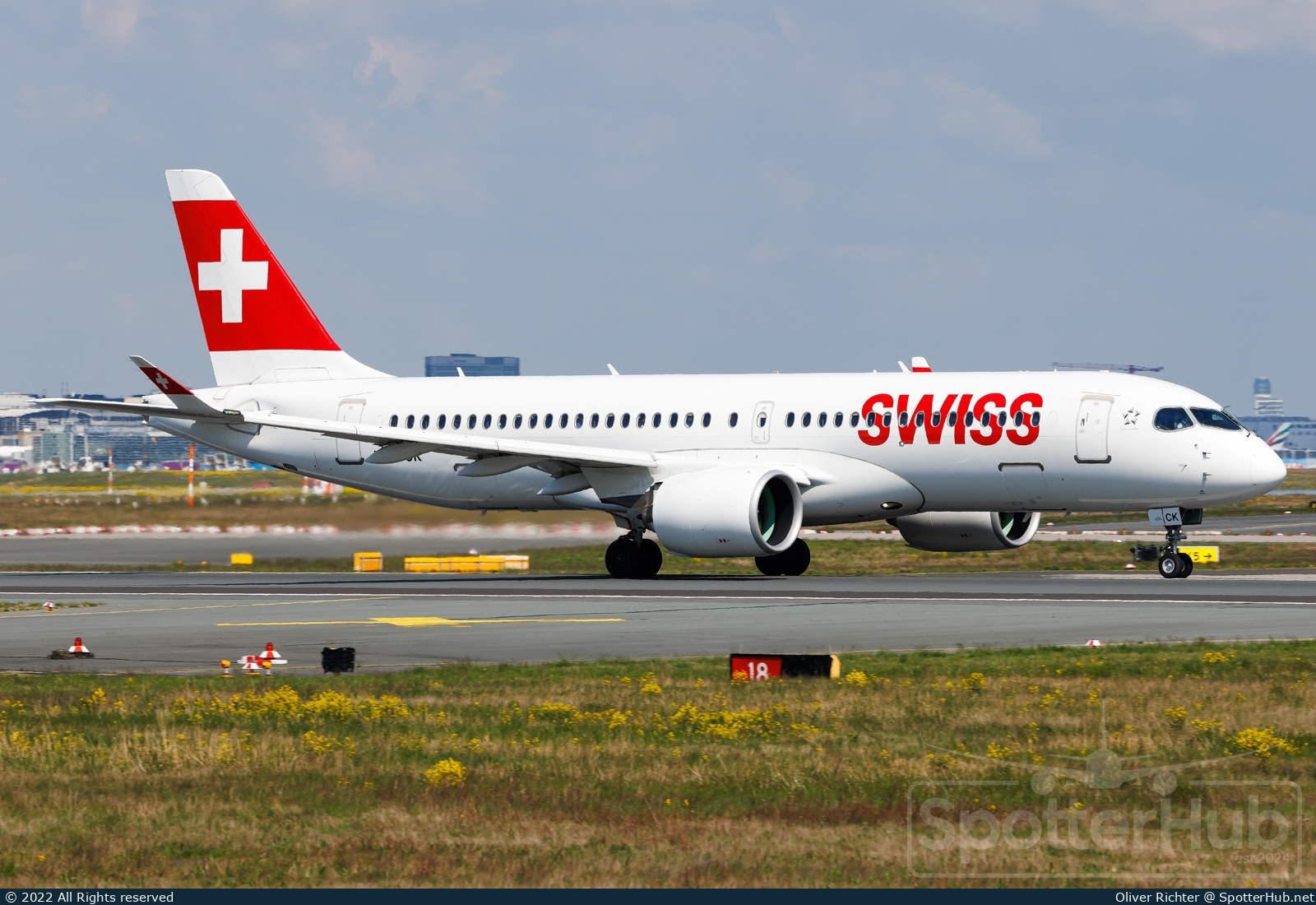 Photo of HB-JCK - Airbus A220-300 operated by Swiss International Air Lines