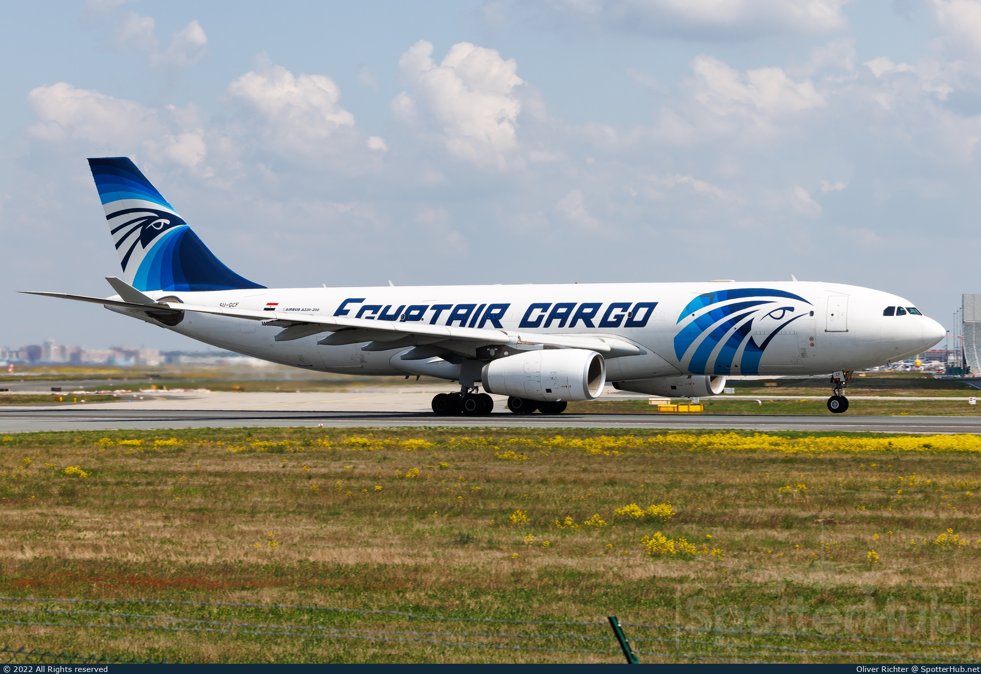 Photo of SU-GCF - Airbus A330-243(P2F) operated by Egyptair Cargo
