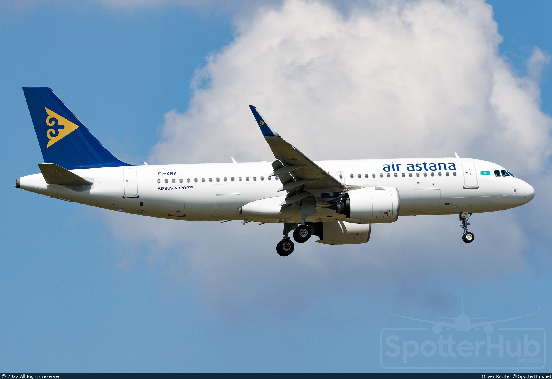 Photo of EI-KBK - Airbus A320-271N operated by Air Astana