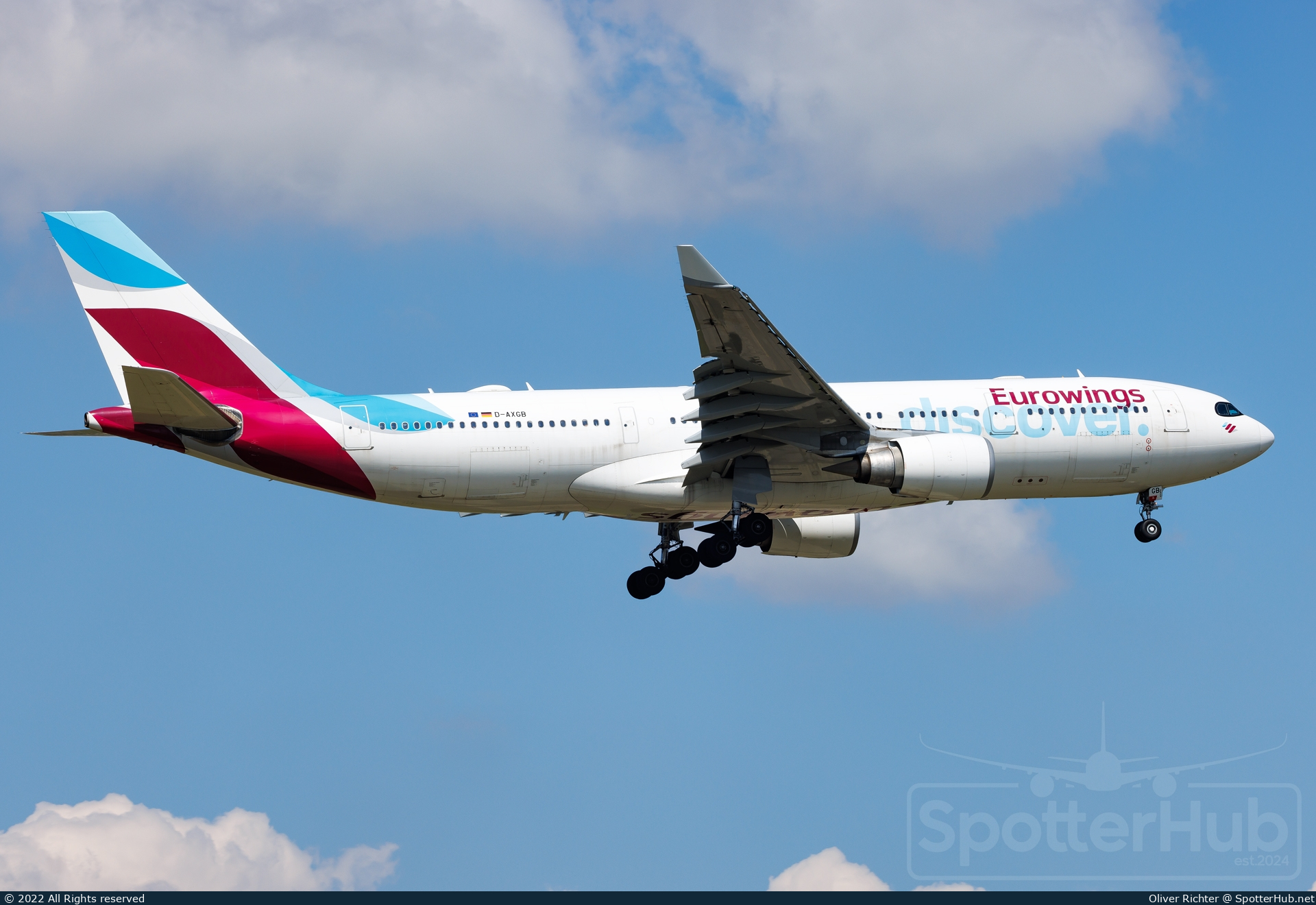 Photo of D-AXGB - Airbus A330-203 operated by Eurowings Discover