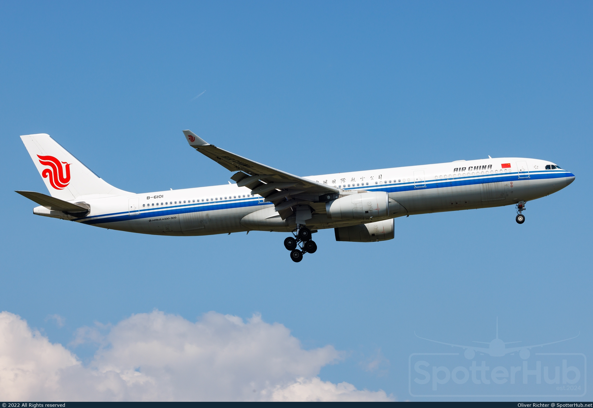 Photo of B-6101 - Airbus A330-343 operated by Air China