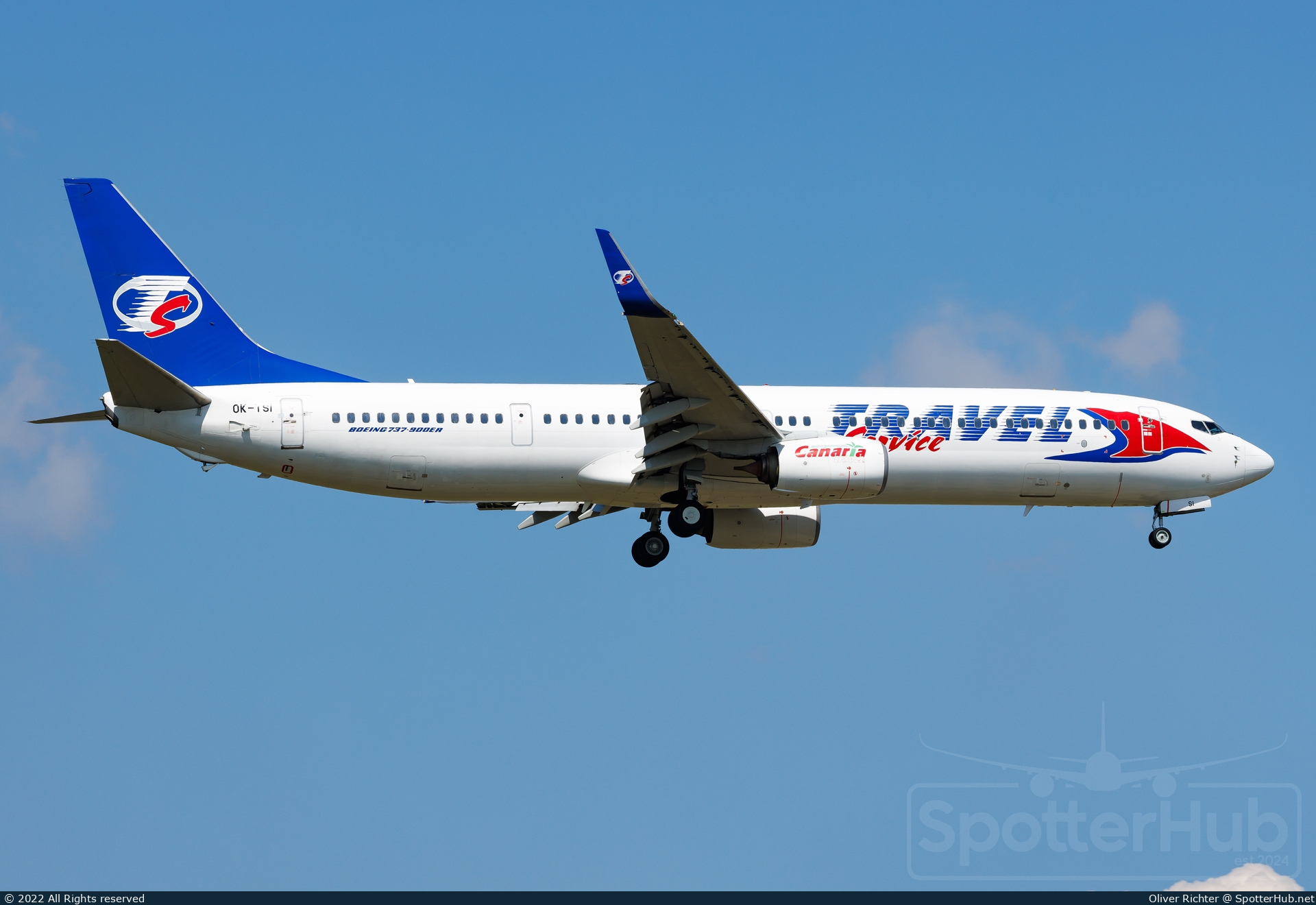 Photo of OK-TSI - Boeing 737-9GJ(ER) operated by Travel Service