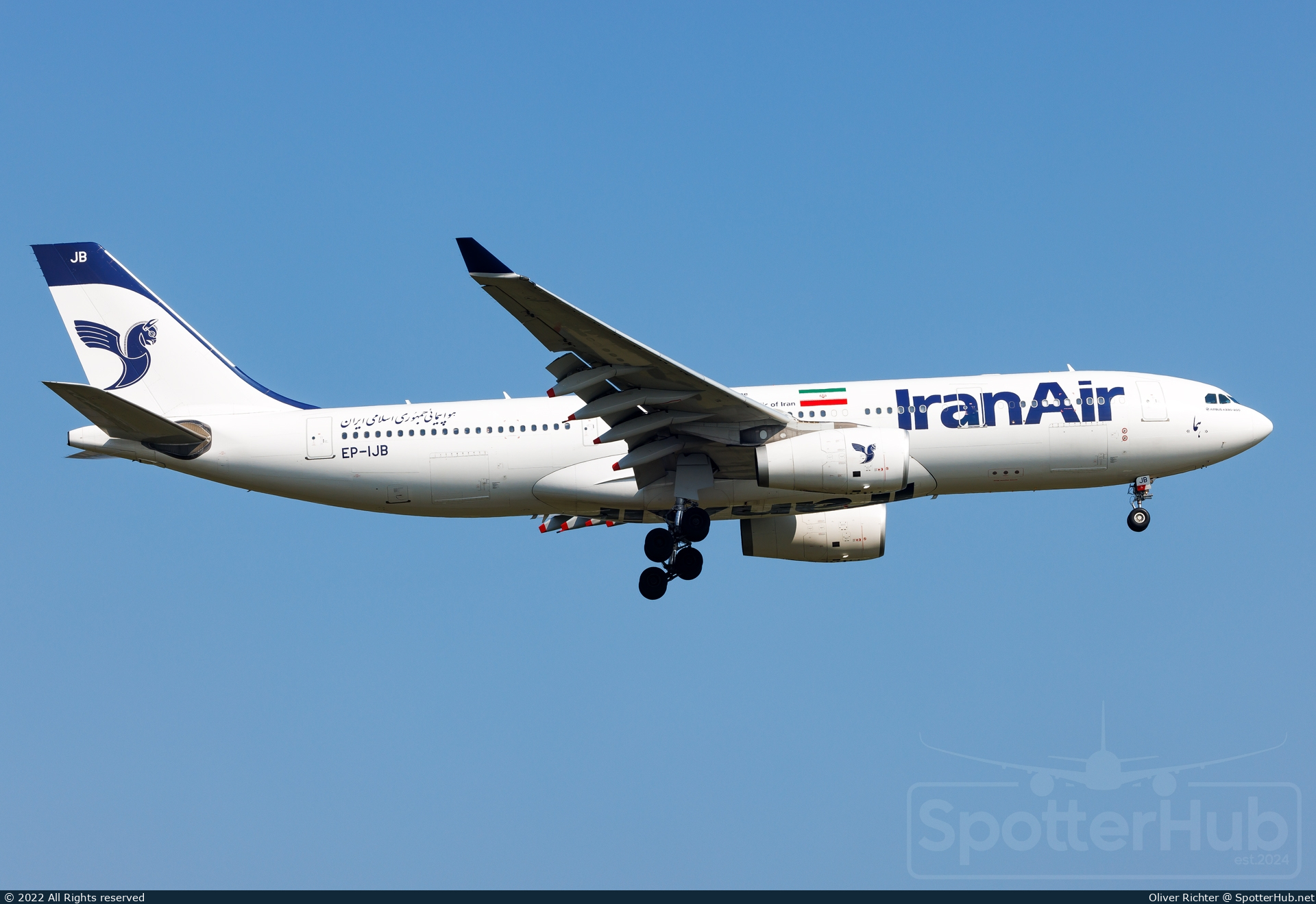 Photo of EP-IJB - Airbus A330-243 operated by Iran Air