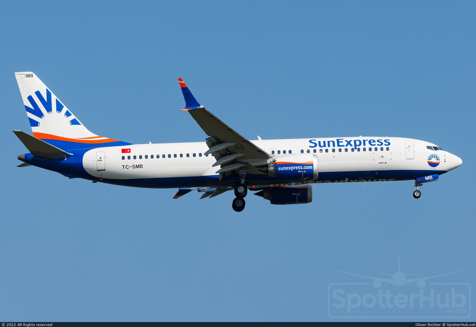 Photo of TC-SMB - Boeing 737 MAX 8 operated by SunExpress