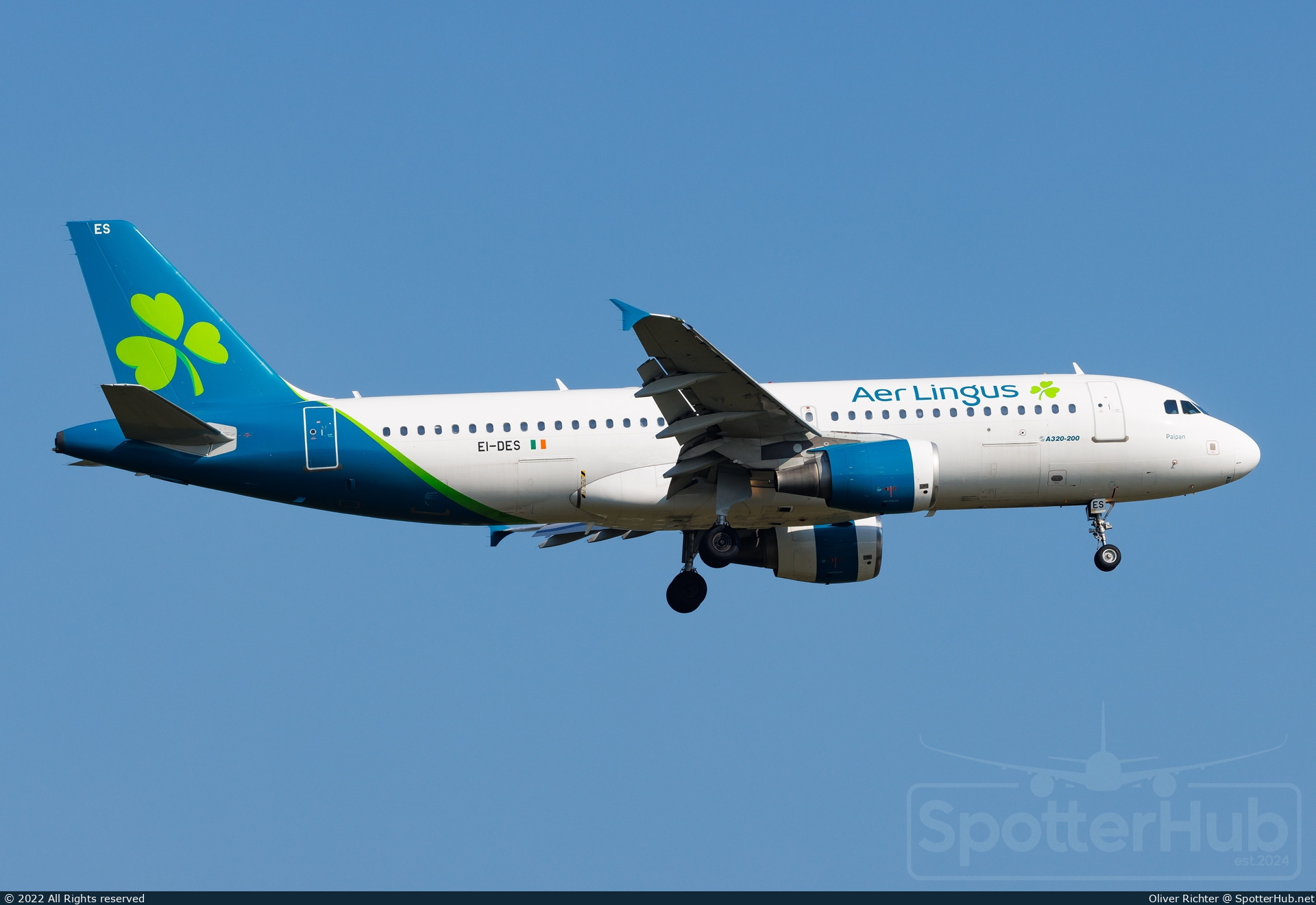Photo of EI-DES - Airbus A320-214 operated by Aer Lingus