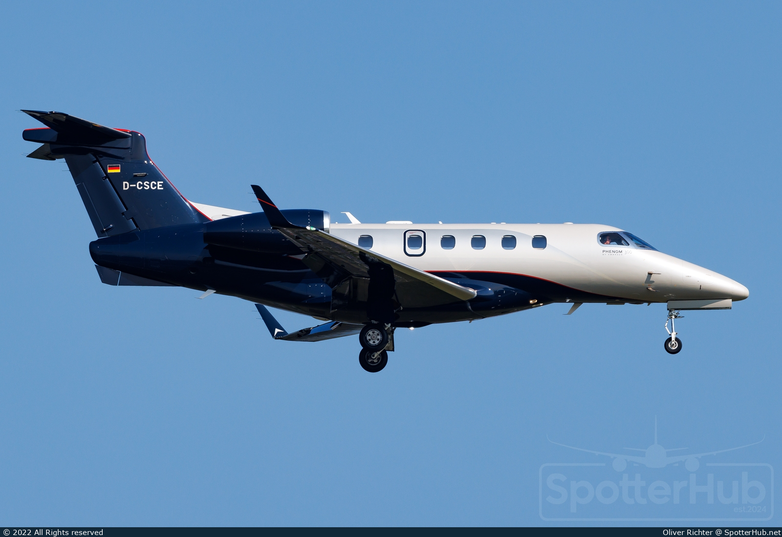 Photo of D-CSCE - Embraer Phenom 300 operated by PAD Aviation Service
