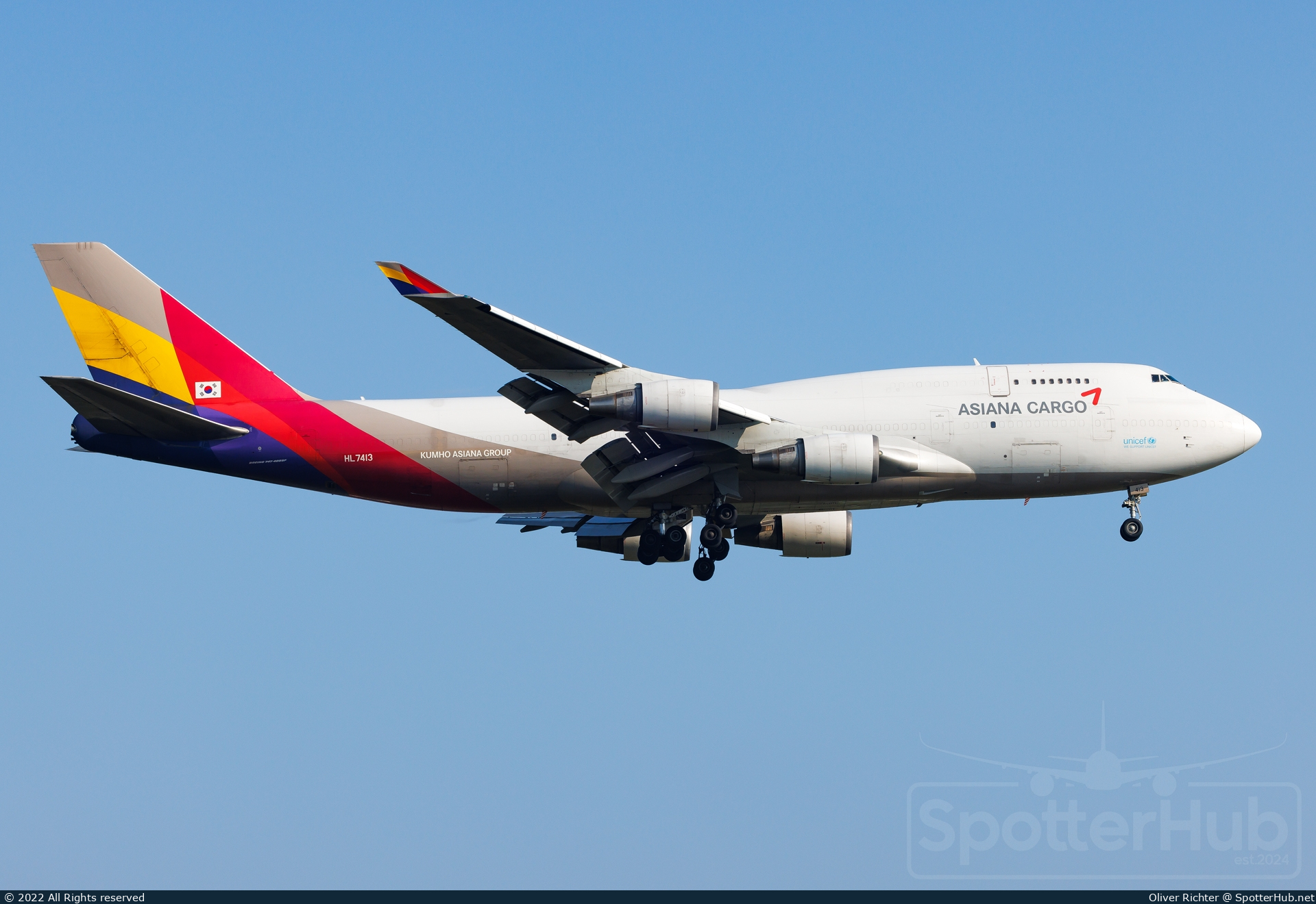 Photo of HL7413 - Boeing 747-48E(BDSF) operated by Asiana Cargo