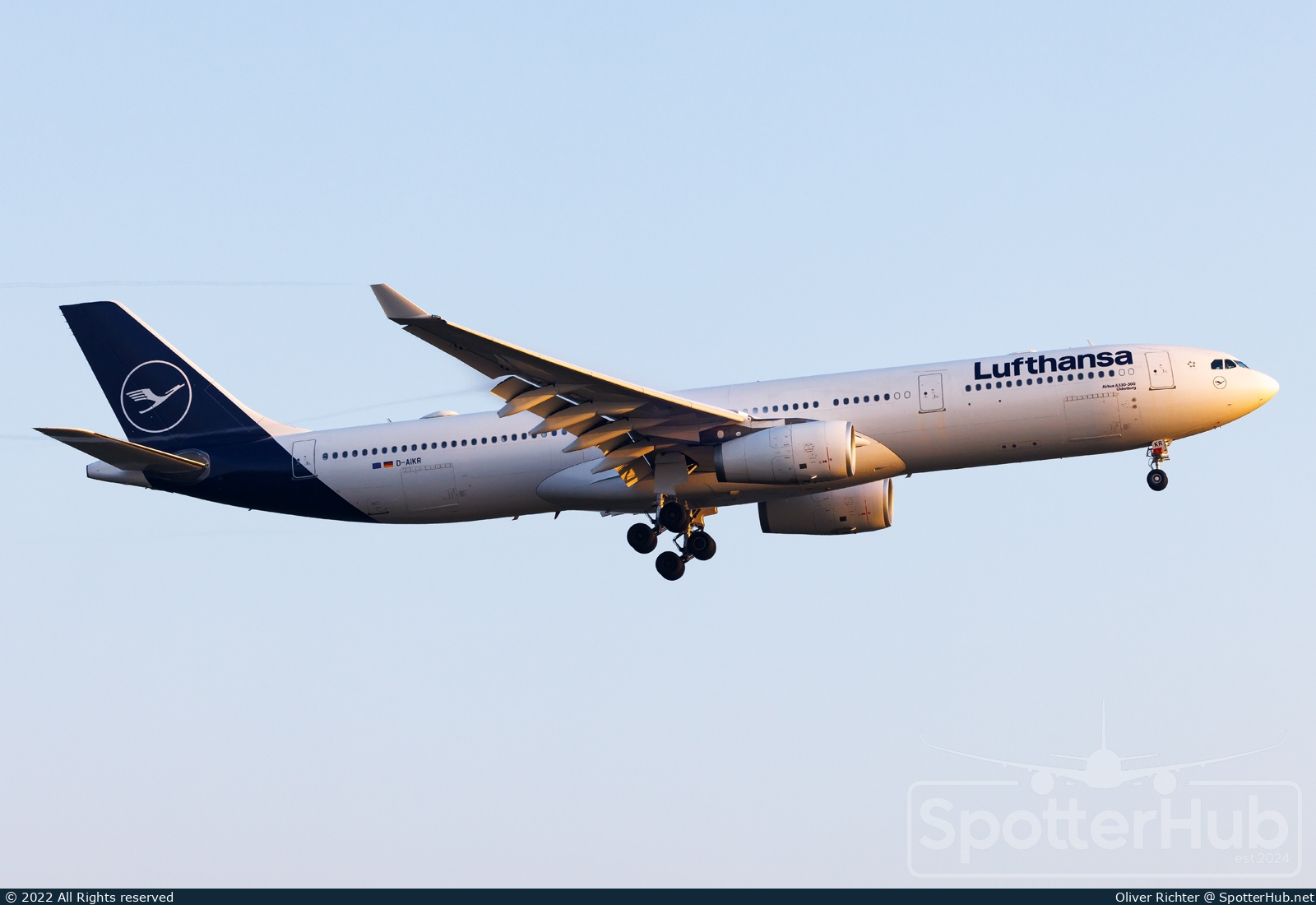 Photo of D-AIKR - Airbus A330-343 operated by Lufthansa