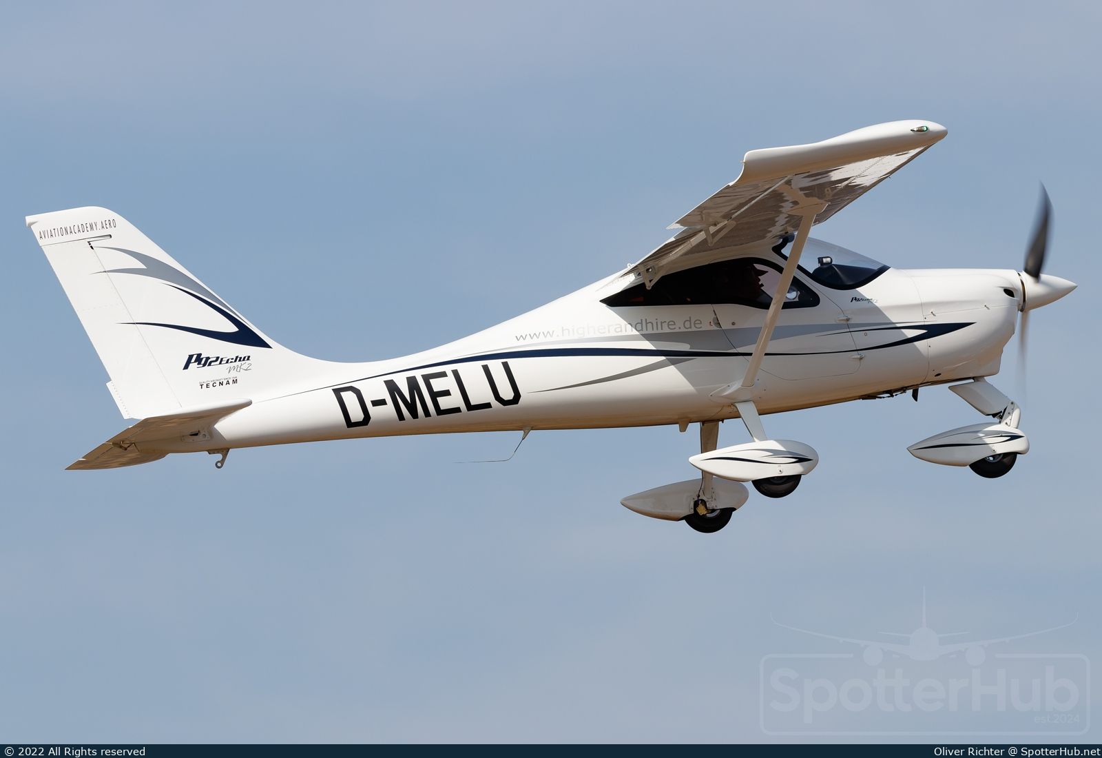 Photo of D-MELU - Tecnam P92 Echo Mk.II operated by Higher and Hire