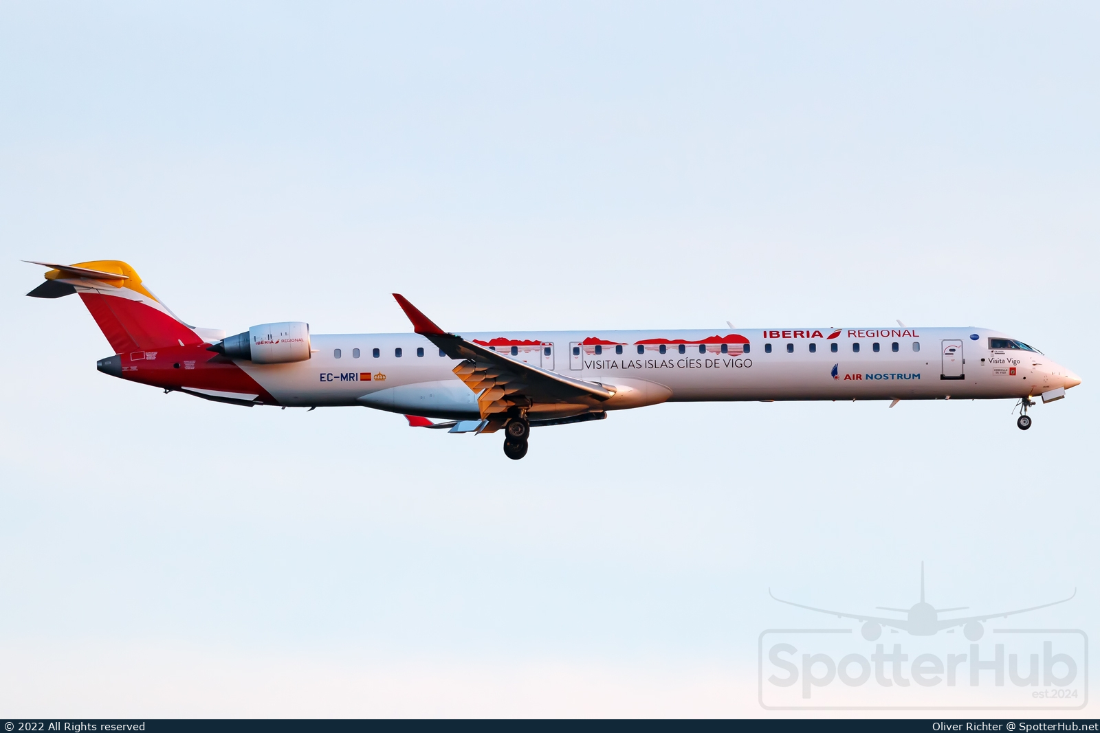 Photo of EC-MRI - Bombardier CRJ-1000 operated by Iberia Regional (opb Air Nostrum)