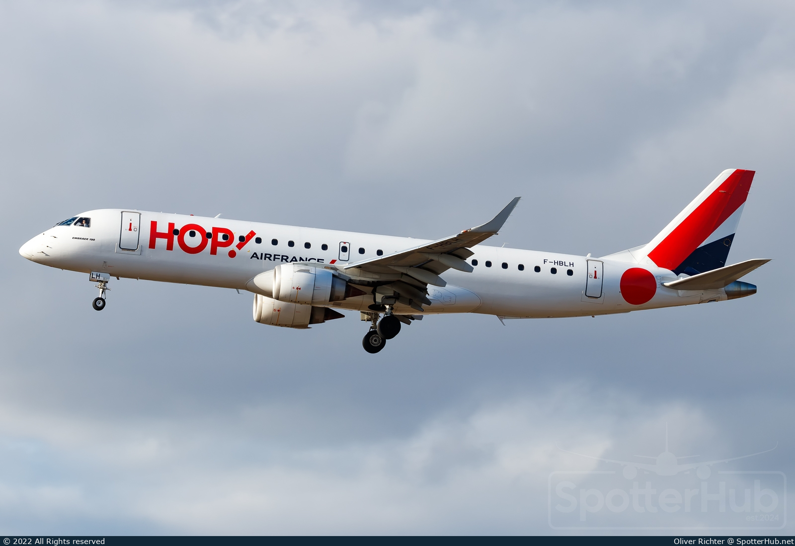 Photo of F-HBLH - Embraer ERJ-190STD operated by Air France HOP