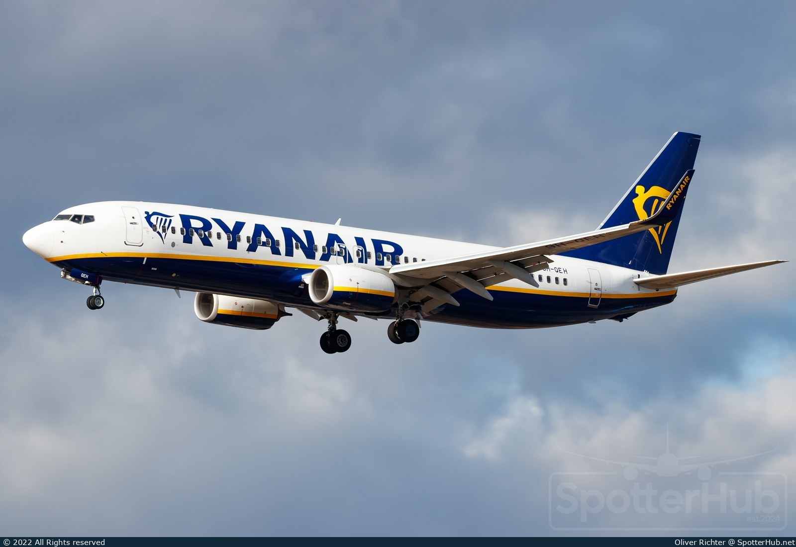 Photo of 9H-QEH - Boeing 737-8AS operated by Ryanair (opb Malta Air)